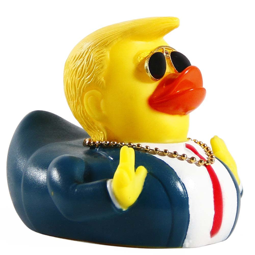 Rubber Ducks Car Duck Dashboard Decoration Squeak Trump Ducks Toys Car Ornaments WBCARB0C3C4XVKV