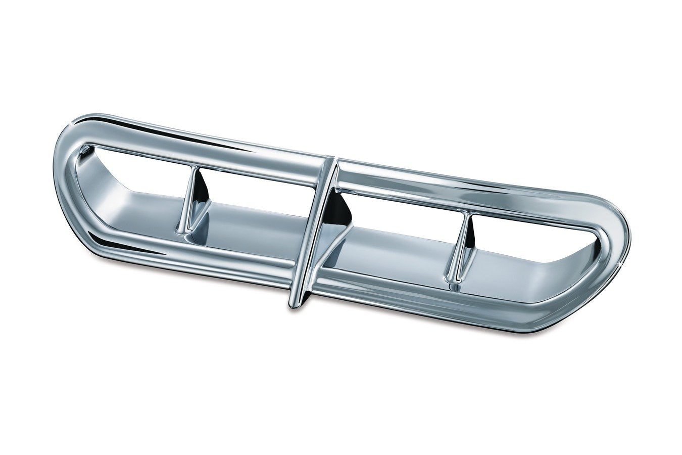 Kuryakyn 6901 Motorcycle Accessory: Front Fairing Vent Accent For 2014-19 Harley-Davidson Touring & Trike Motorcycles, Chrome