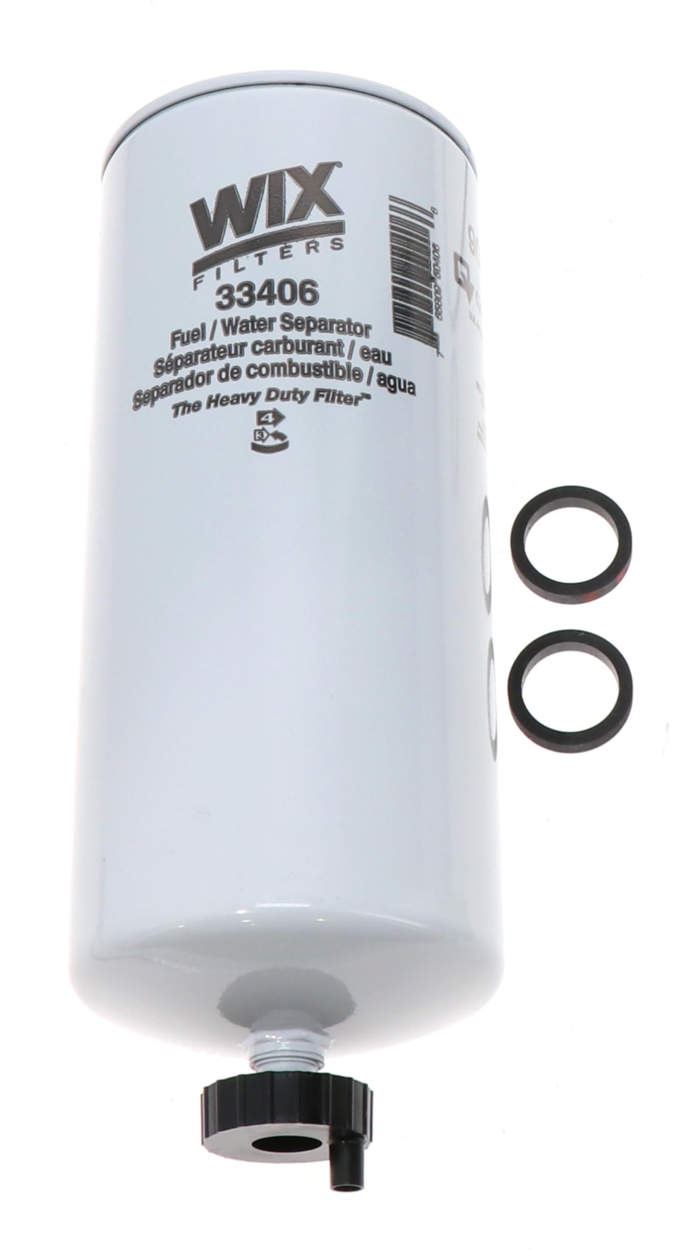 Wix Filters - 33406 Heavy Duty Spin On Fuel Water Separator, Pack Of 1