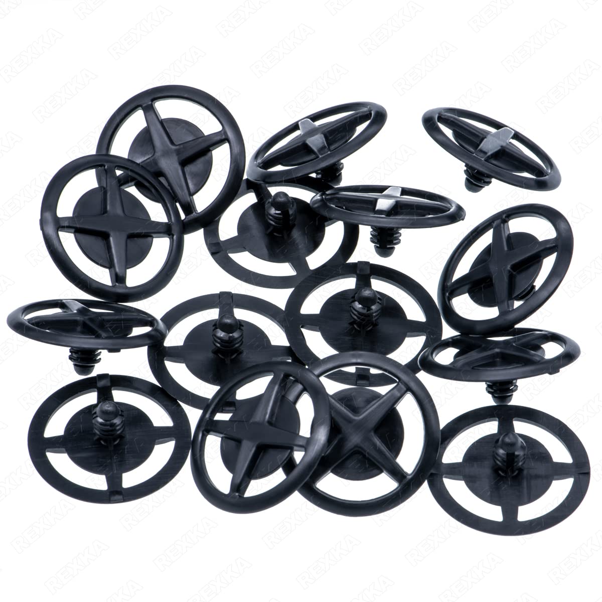Rexka 15pcs Hood Insulation Pad Retainer Clip Compatible With Nissan Infiniti F5846-30f00 Altima Armada Frontier Leaf Maxima Mur