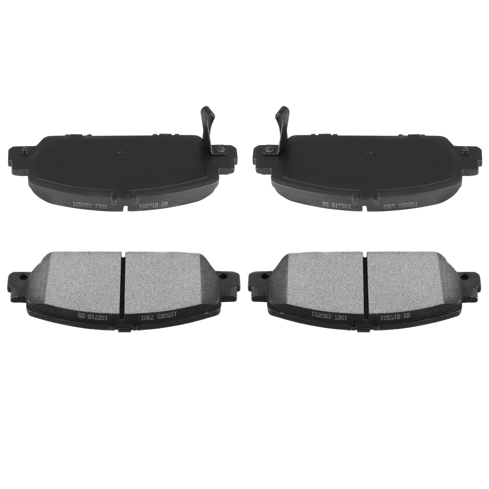 Automuto 4Pcs Front Ceramic Disc Brake Pads Set D1654 For Honda For Accord 2013-2018,For Honda Hr-V 2016-2019
