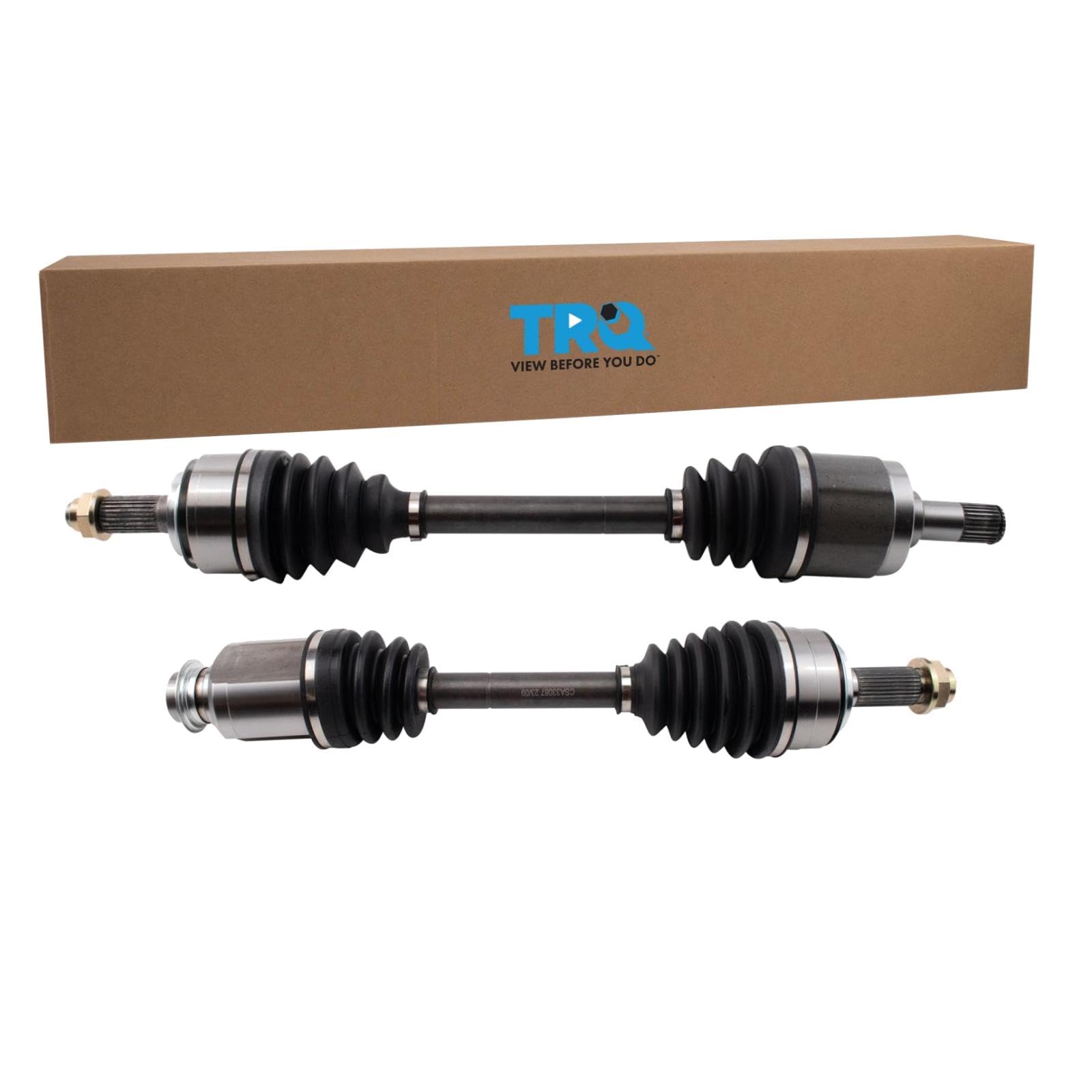 TRQ Front CV Axle Shaft Assembly Set Driver & Passenger Side Compatible with 2014 Honda Civic