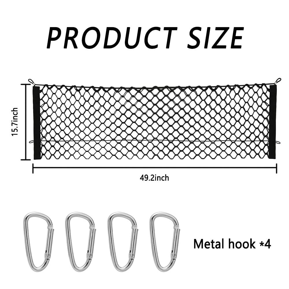 Truck Bed Organizer,Elastic Shrink Truck Cargo Net Hold Many Items To Keep The Interior Of Truck Tidy,Truck Bed Storage Compatible With Ford,Chevrolet,Gmc,Tantu (Xl 49'X16')