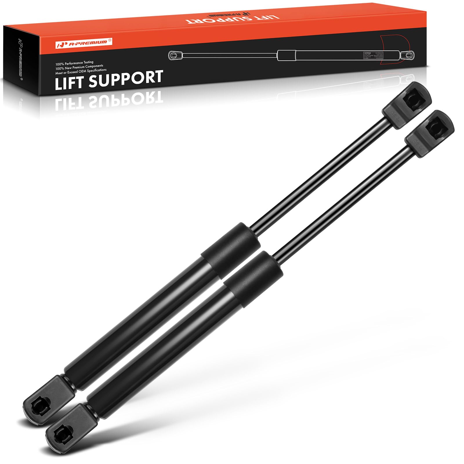 A-Premium Front Hood Lift Supports Shock Struts Compatible With Select Chrysler And Dodge Models - 300, Charger, 2011-2021 Sedan