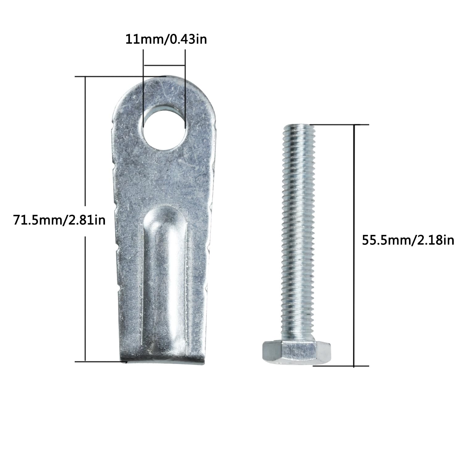 Holato 11Mm 0.43'' Chain Puller Tensioner Adjuster For Yamahaa Banshee Yfz350 Raptor Yfm350R Warrior 350 Blaster 200 Yfs200 Griz