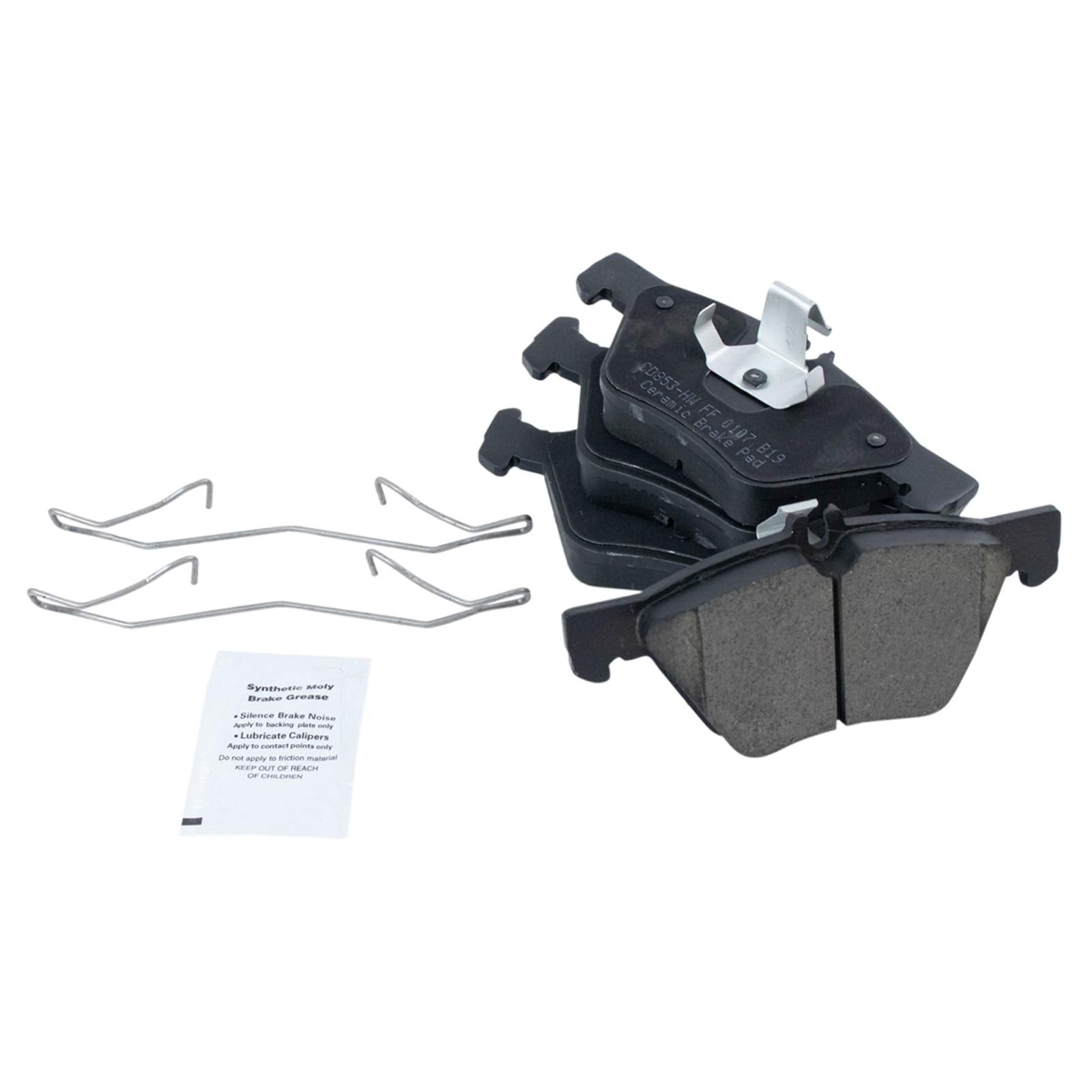 Trq Brake Pad & Rotor Front Posi Ceramic Kit Set For Chrysler Mercedes Benz