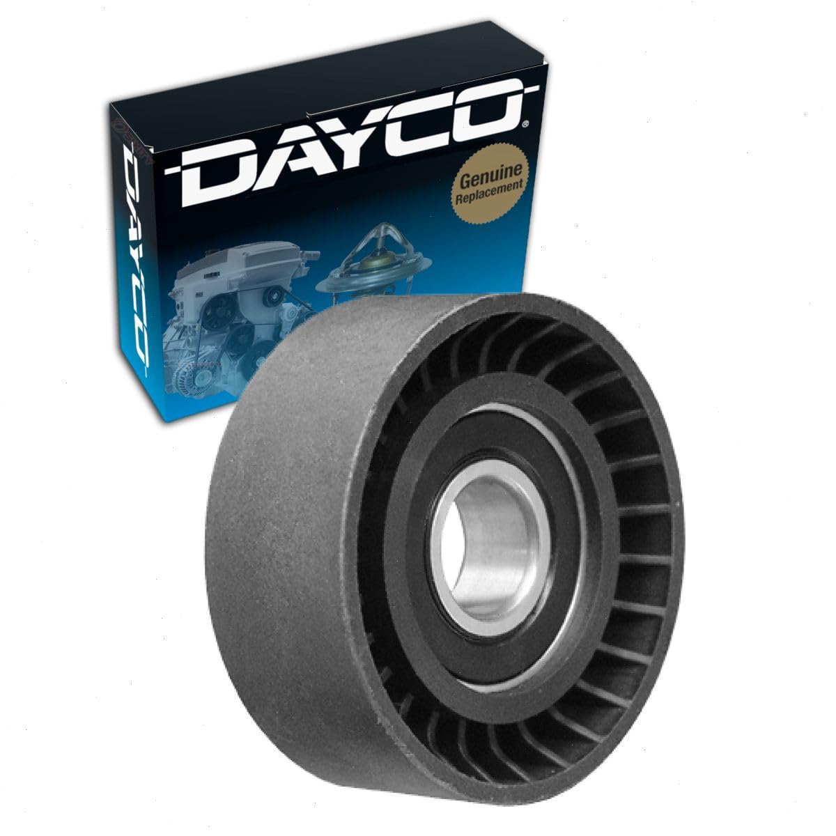 Dayco Right Drive Belt Idler Pulley compatible with Jeep Wrangler 2012-2017