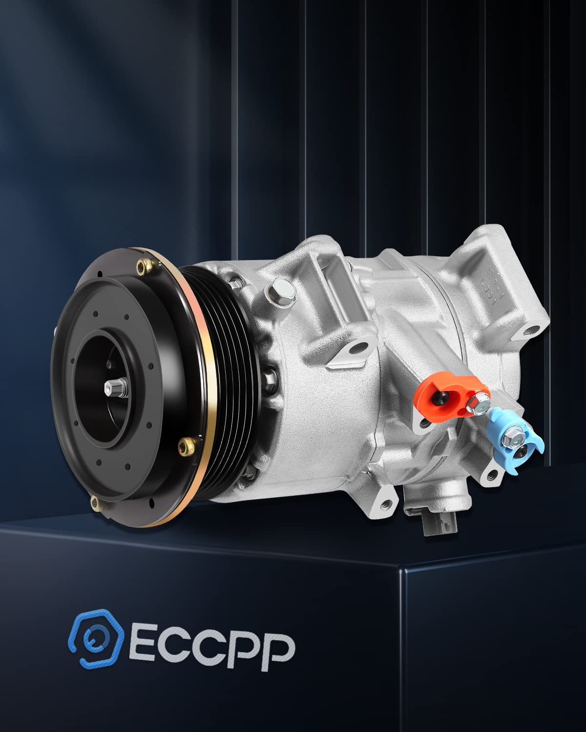 Eccpp Ac Compressor Fit For Toyota Camry Rav4 2.4L 2006-2009 Fit For Toyota Hiace 2.7L 2006-2018 Ac Compressor With Clutch 6Seu1