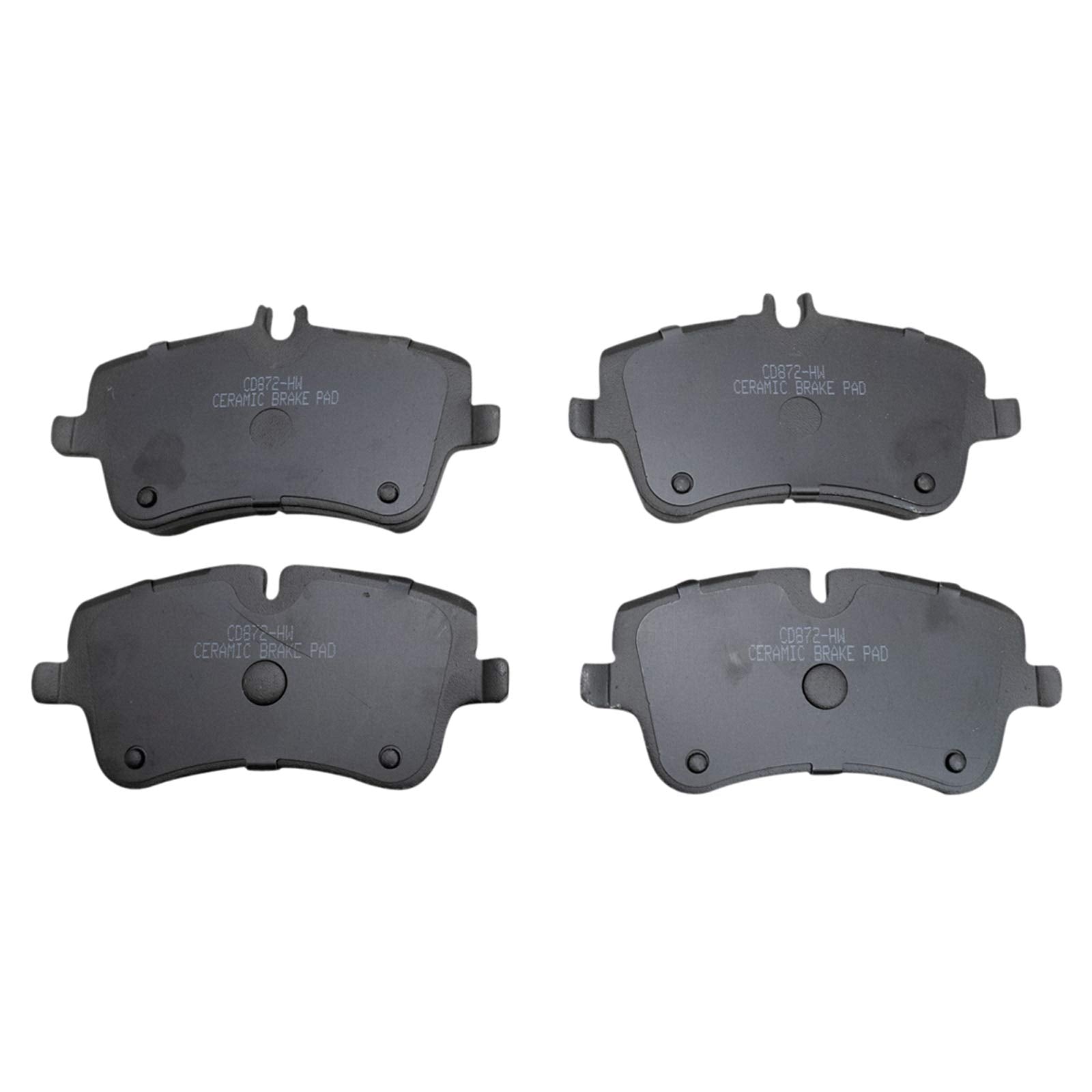 TRQ Front Brake Pads Ceramic Compatible with 2002-2005 Mercedes-Benz C230 2001-2005 C240 2006-2007 C280 C320 C350 2003-2005 CLK3