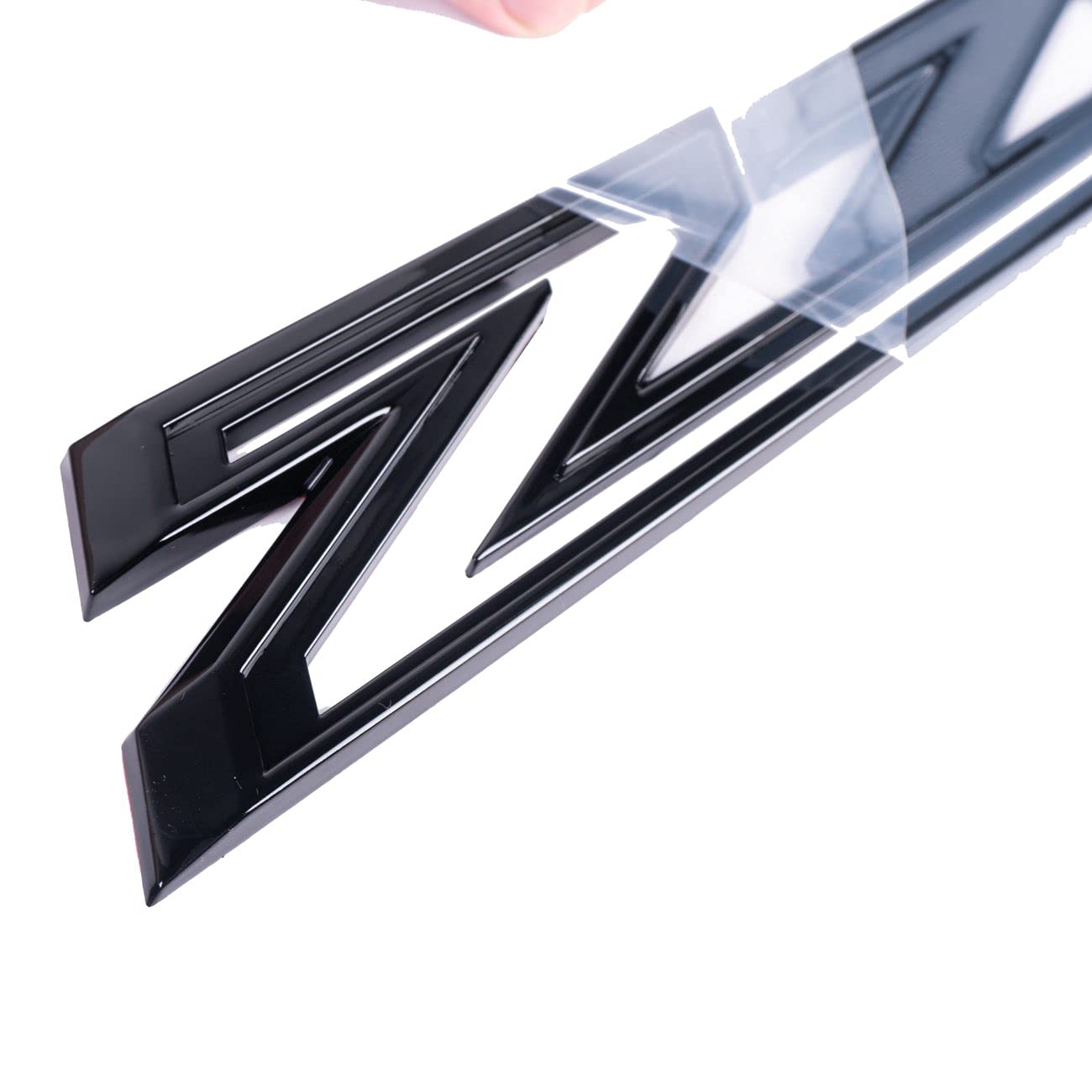 2019-2021 Z71 Emblem Badges for Silverado 2PCS (Gloss Black)