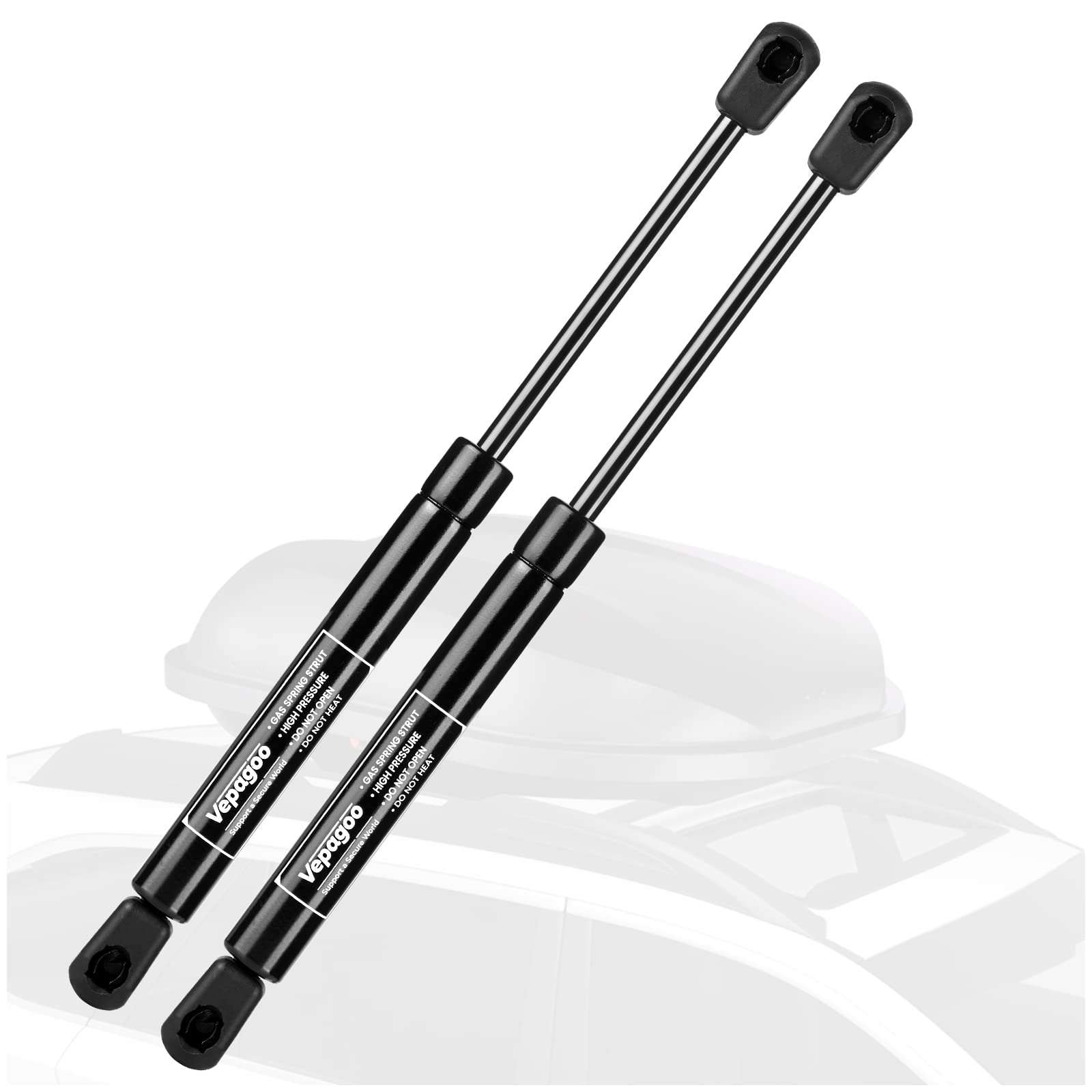 Vepagoo C16-14722 11.2inch 22lb/98N Gas Strut Shock Spring Lift Support Fit for Camper Shell Topper Window Yakima Rocket Box, Co