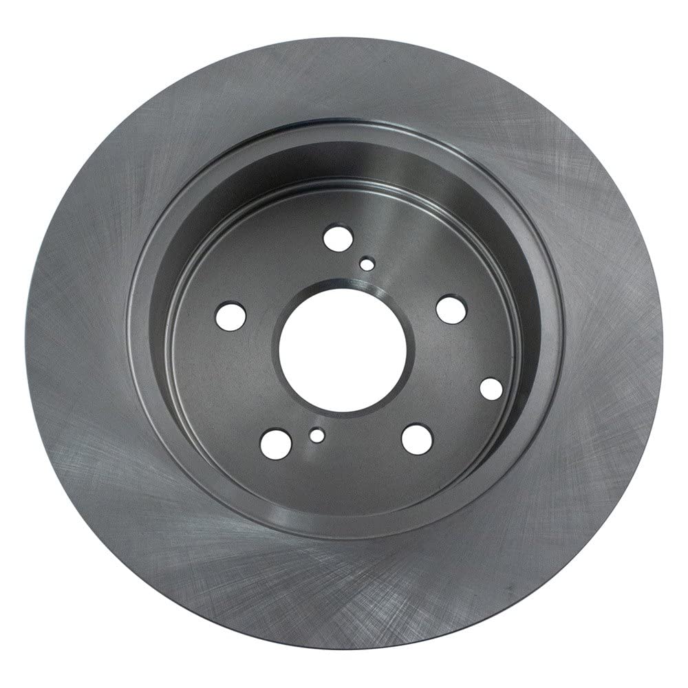 Trq Rear Brake Rotors Set Solid Compatible With 2010-2012 Lexus Hs250H 2006-2018 Toyota Rav4