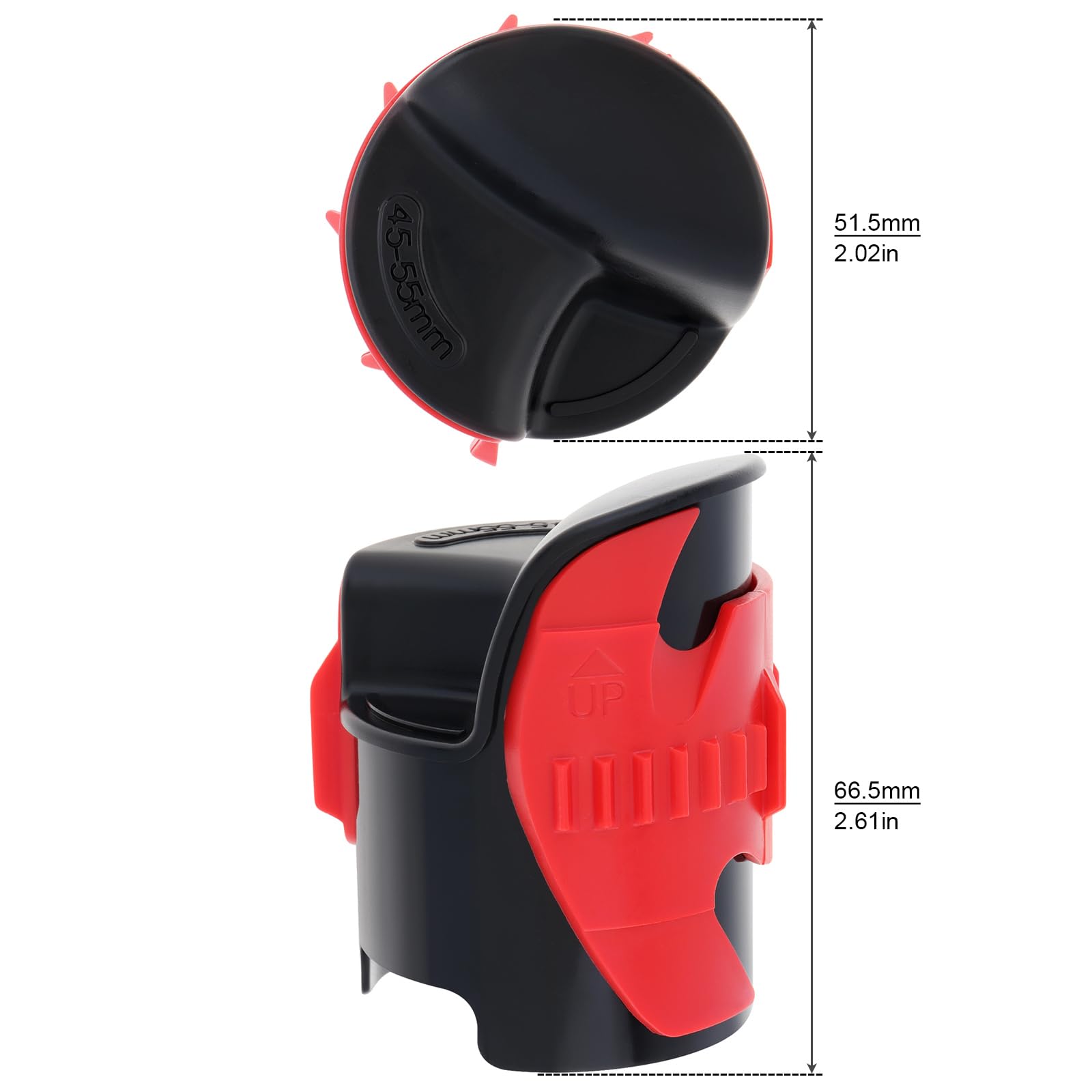 Windance Motorcycle Fork Seal Saver Cleaner,Front Fork Seal Clean Tool, Shock Repairing Absorber Tool 45mm-55mm (Red)