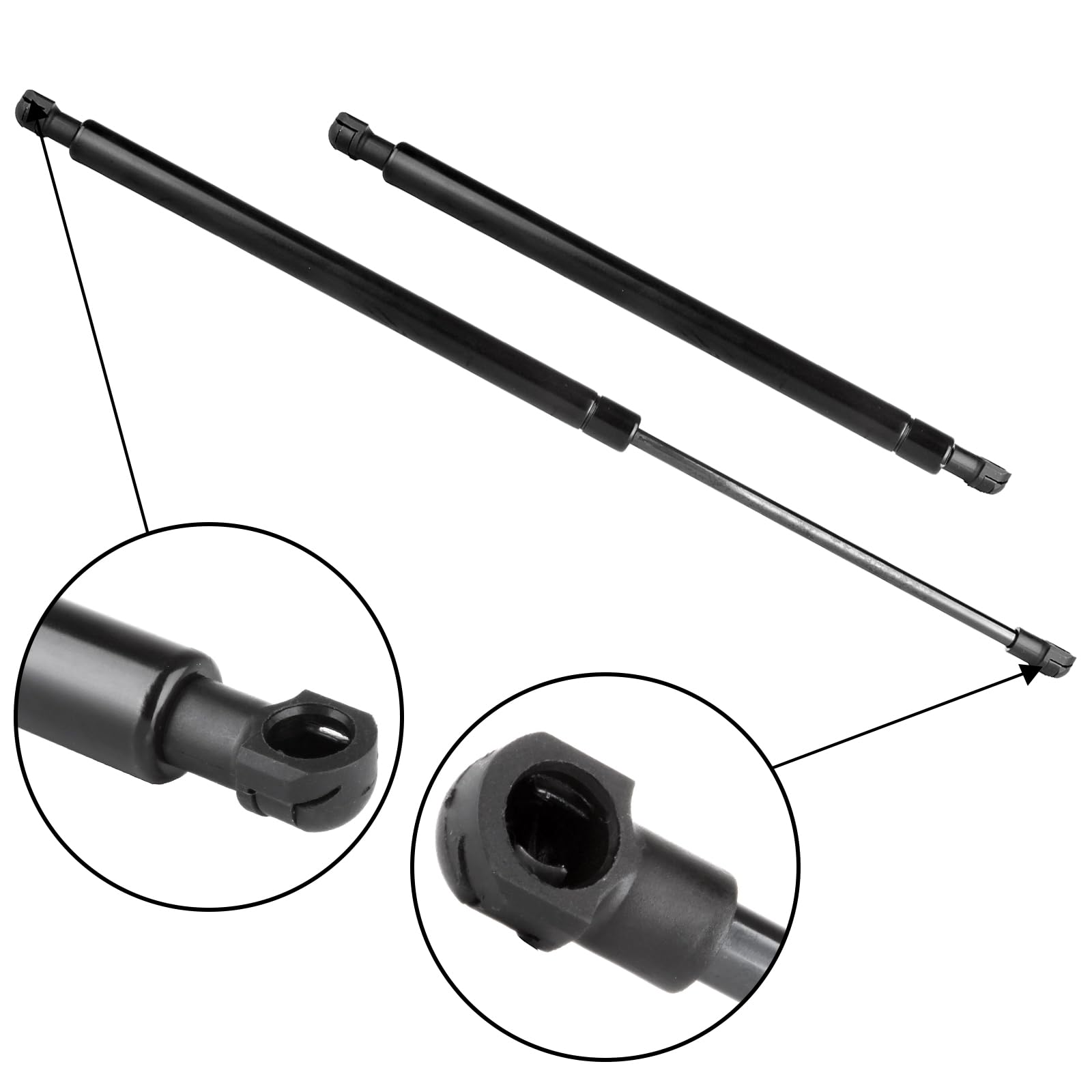 Scitoo 4648 18.29Inch Lift Supports Fit For Honda Civic 1992-1995 Rear Left And Right Hatch Shock Struts 2Pcs