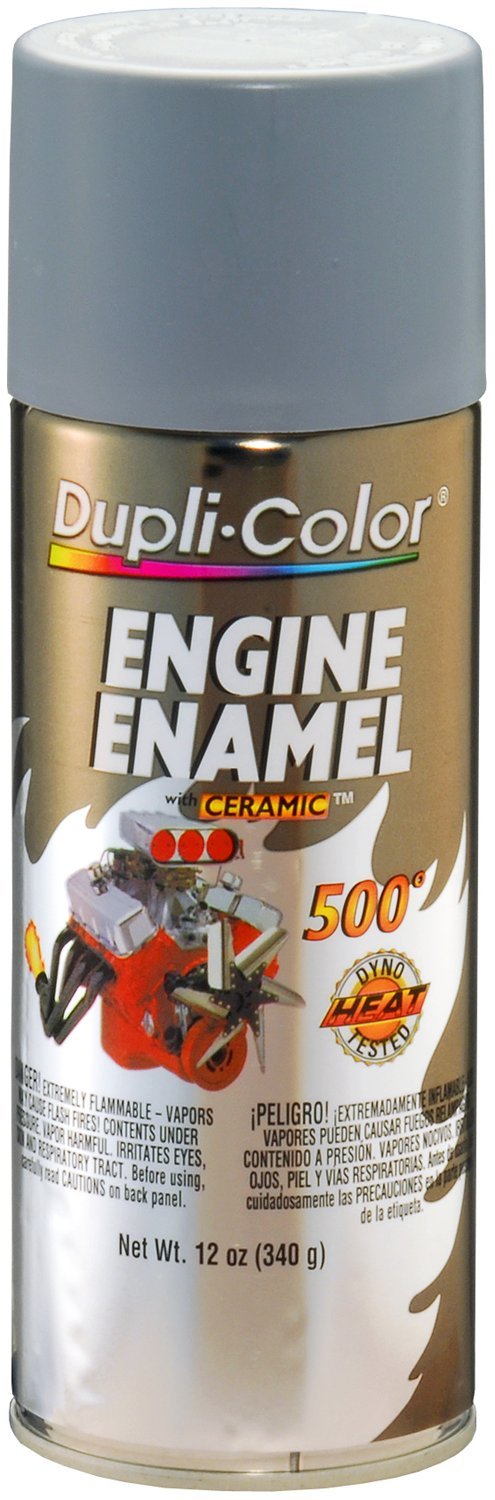 Dupli-Color (Ede161207-6 Pk 'Gray Engine Primer' Engine Enamel With Ceramic - 12 Oz. Aerosol, (Case Of 6)