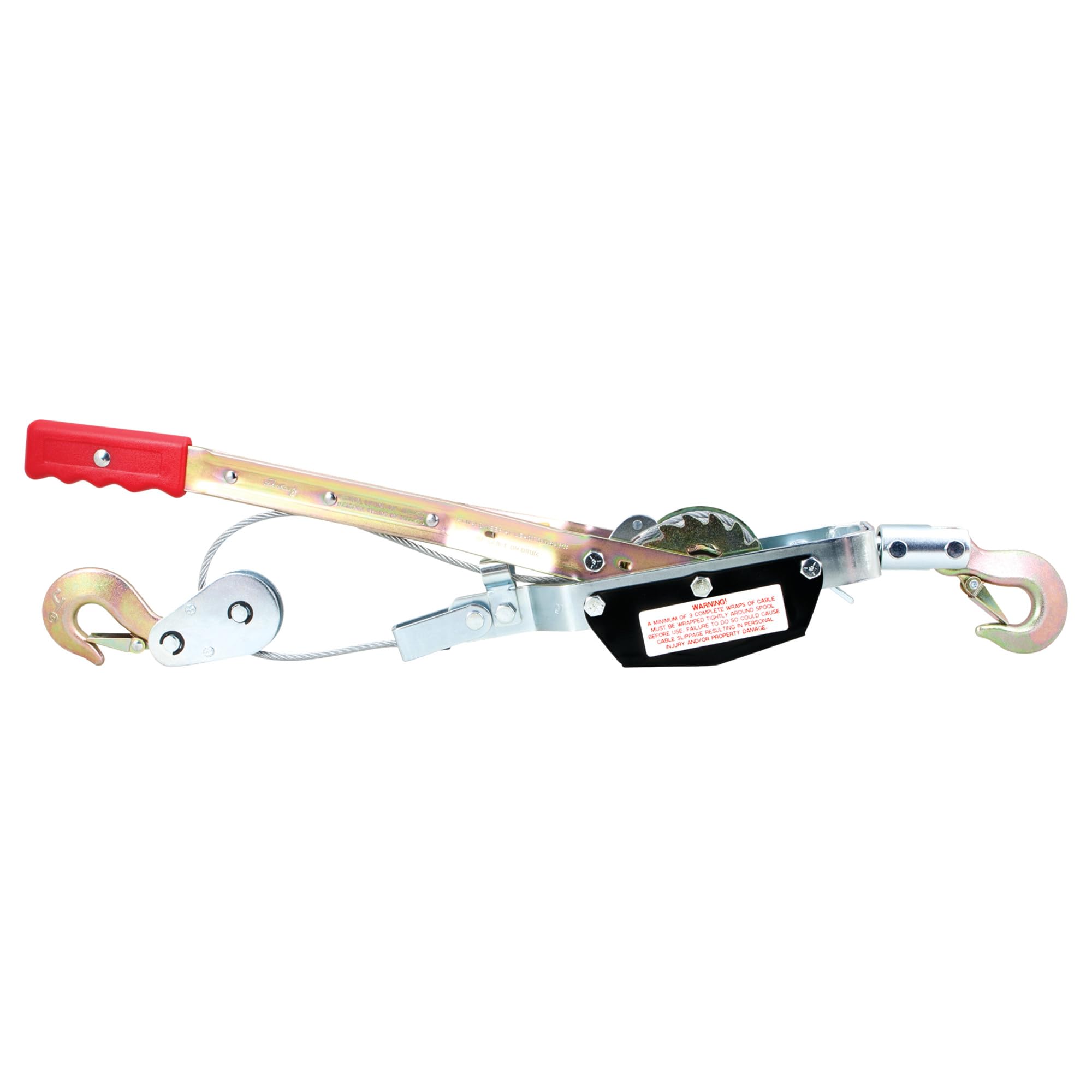Performance Tool W4000DB Power Puller - 2 Ton Capacity Winch, 12 Aircraft Cable & Automatic Notch For Time Releases