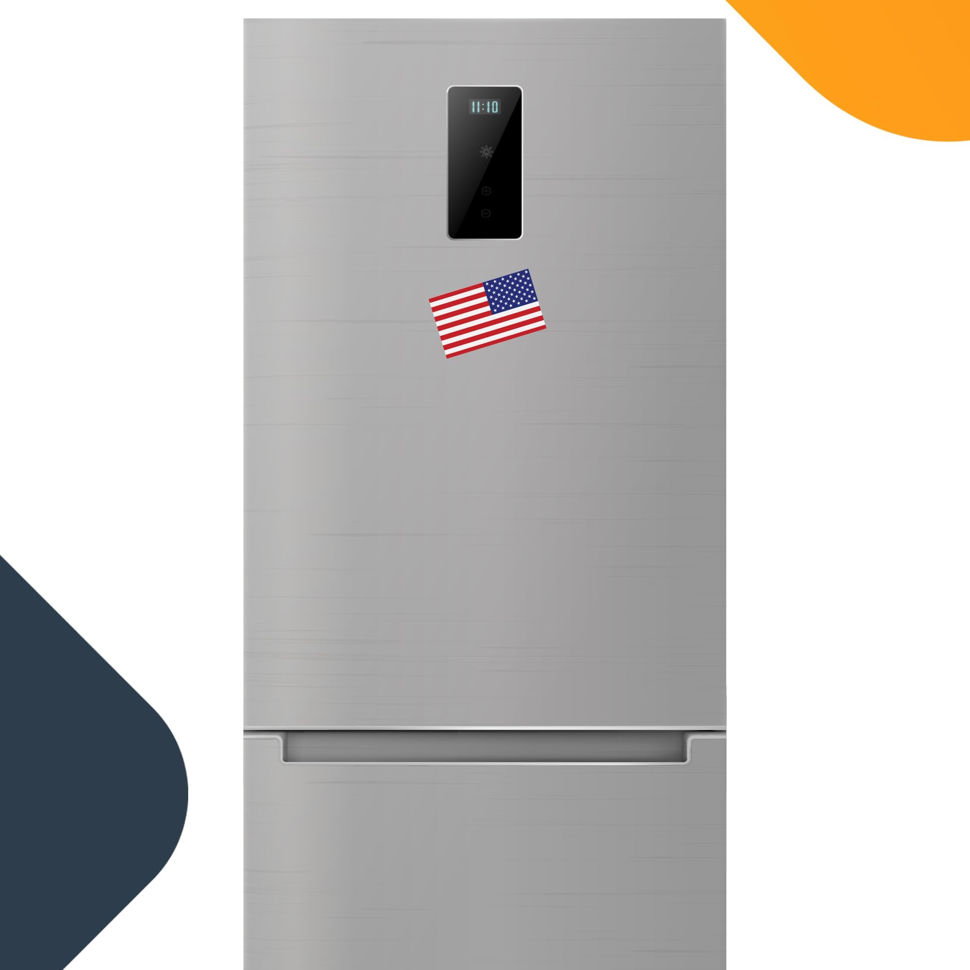 Magnet Me Up Reversed American Flag Magnet Decal, 3X5 Inches, Red White, And Blue, Heavy Duty Automotive Magnet For Car, Truck,