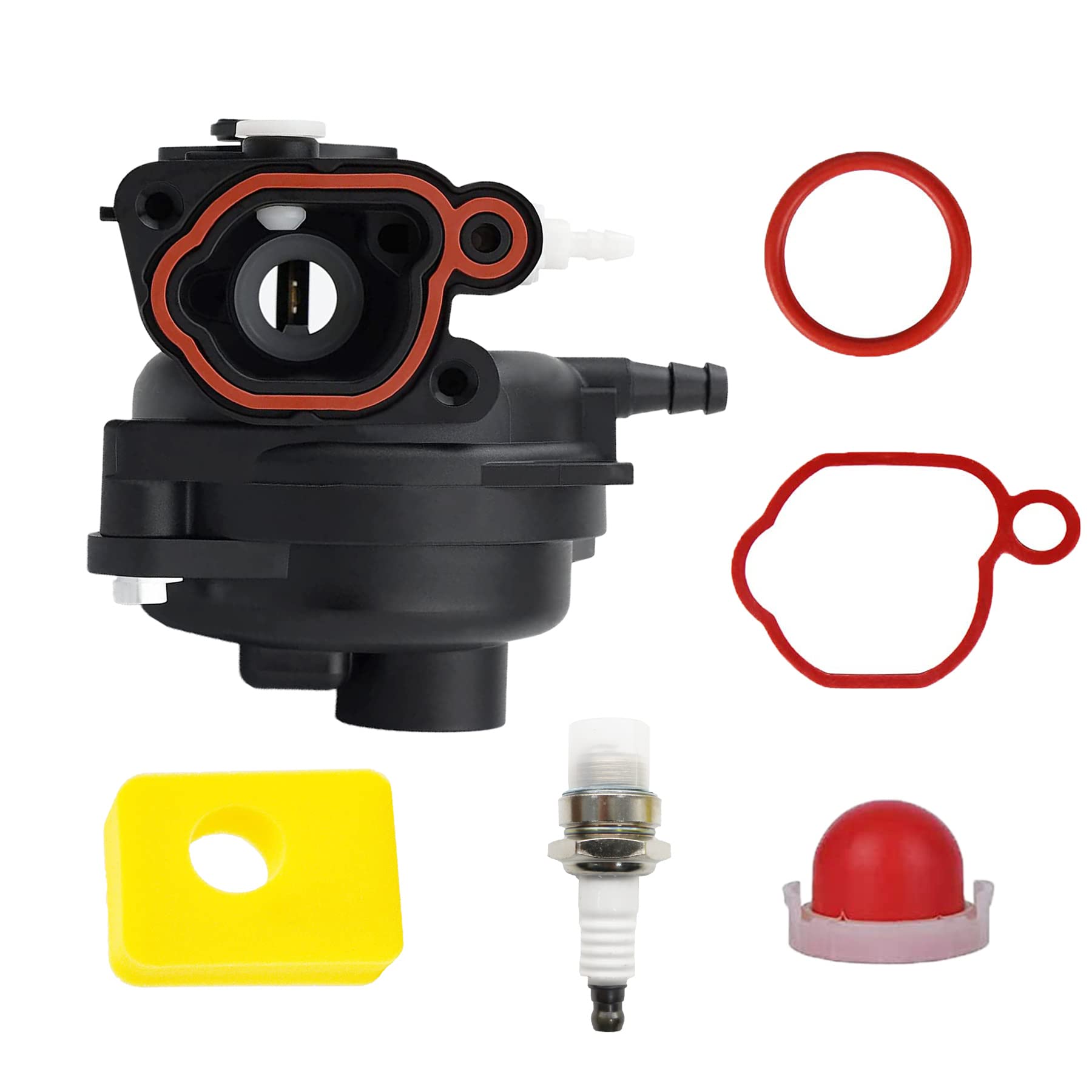 Replace 799583 Carburetor Kit - 593261 595656 591979 591160 - Fits For B&S Lawnmower Engine 300E 450E 500E 550Ex 500 125Cc 140Cc 08P502 8P502 09P602 9P602