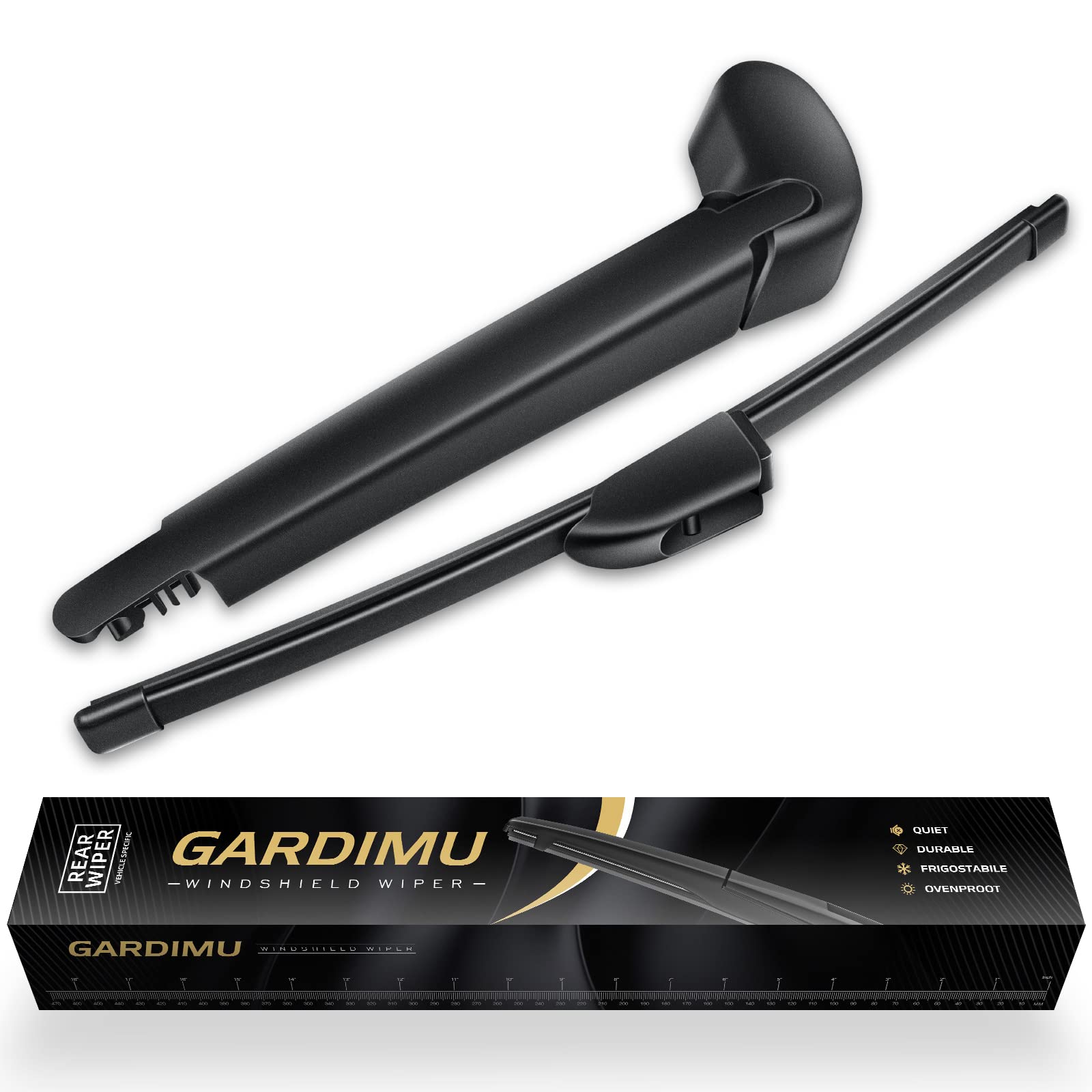 Replacement For Jaguar F-Pace 2017-2023 Rear Windshield Wiper Blade Arm Set-Car Back Window Wiper Assembly Replacement (Rear Wip