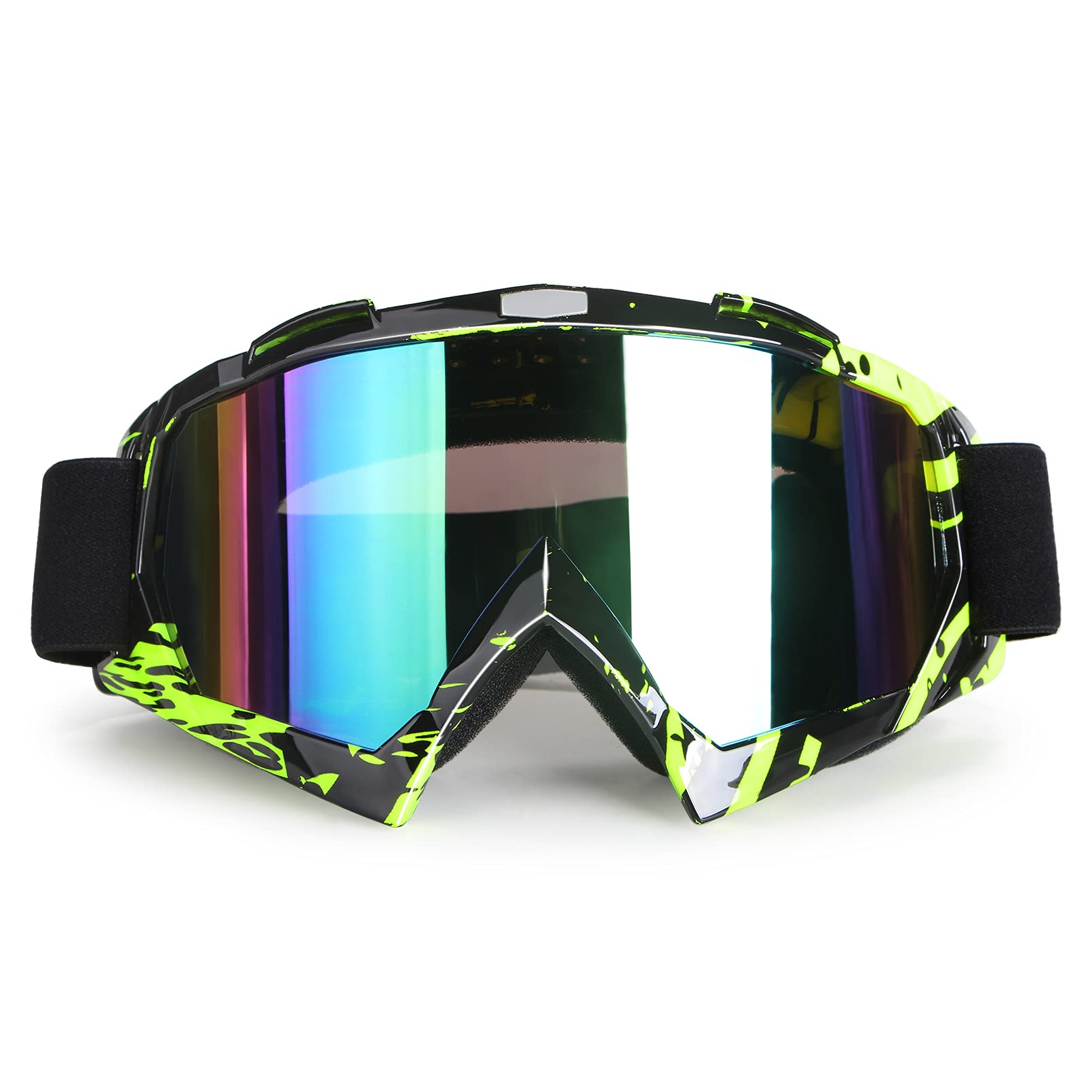 4-FQ Motocross Goggles ATV Goggles Motorcycle Goggles Windproof Dirtbike Goggles Dustproof Racing Goggles Scratch Resistant Moto