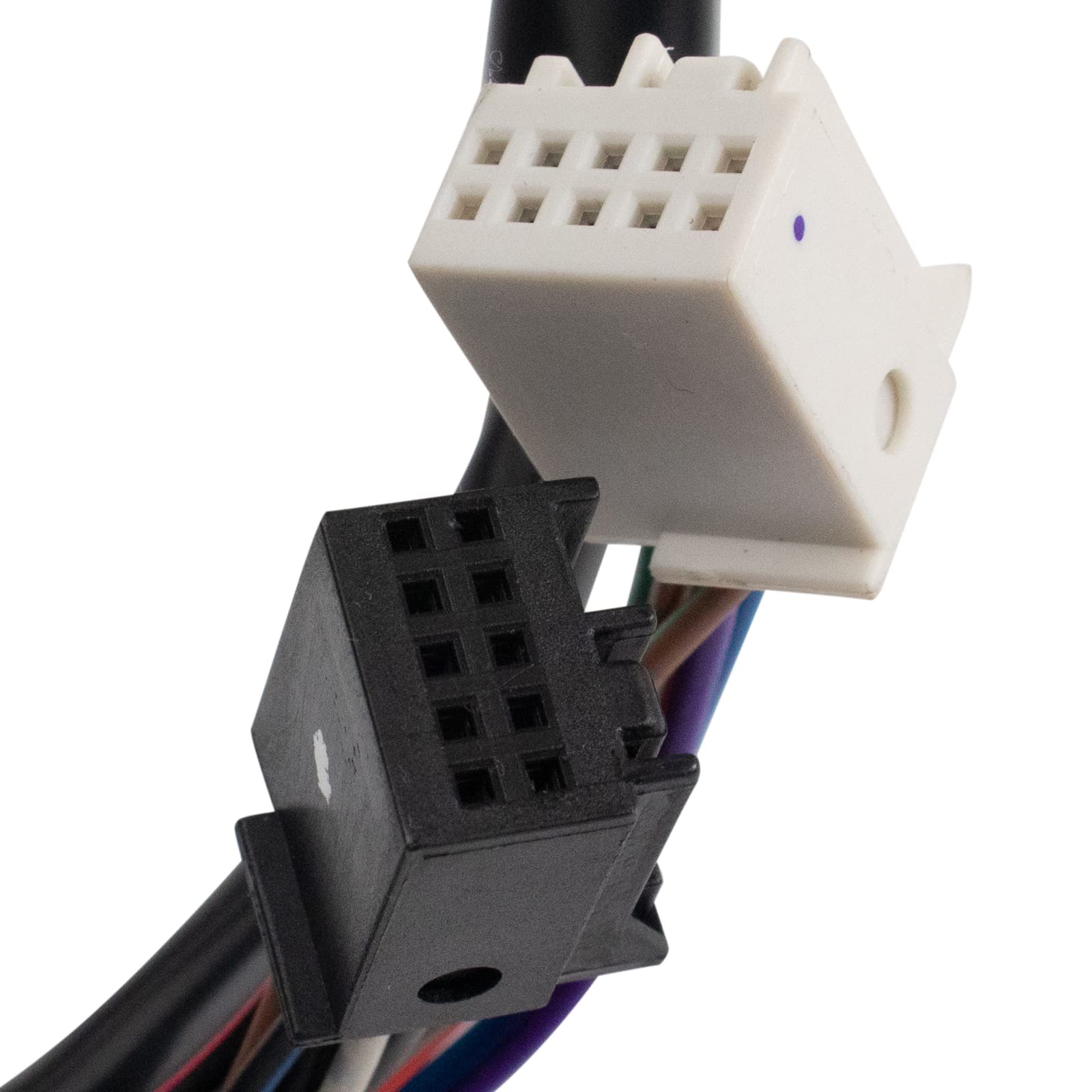 Trq Right Mirror Power Folding With Memory With Blind Spot Indicator With Smooth Black Cover Passenger Side Compatible With 2019