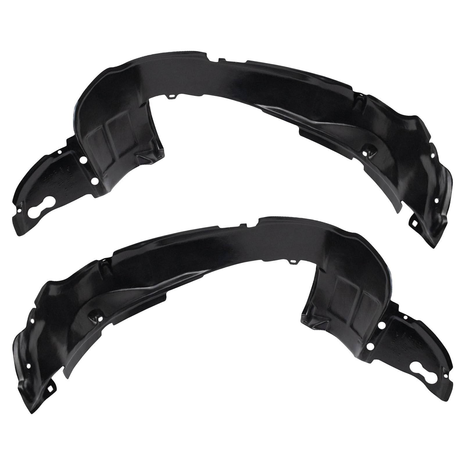 Trq Front Inner Fender Liner Set Compatible With 2001-2006 Hyundai Santa Fe Hy1248107 Hy1249107