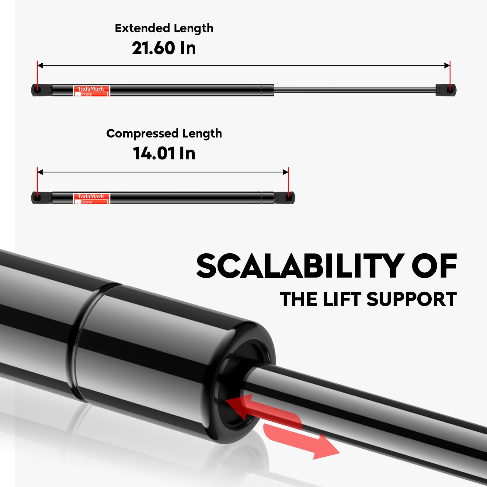 2 Pcs Rear Window Glass Lift Supports For 2002-09 Gmc Envoy(Excluding Xl Ext Lt) 2004-09 Isuzu Ascender,2005-09 Saab 9-7X,2004-0