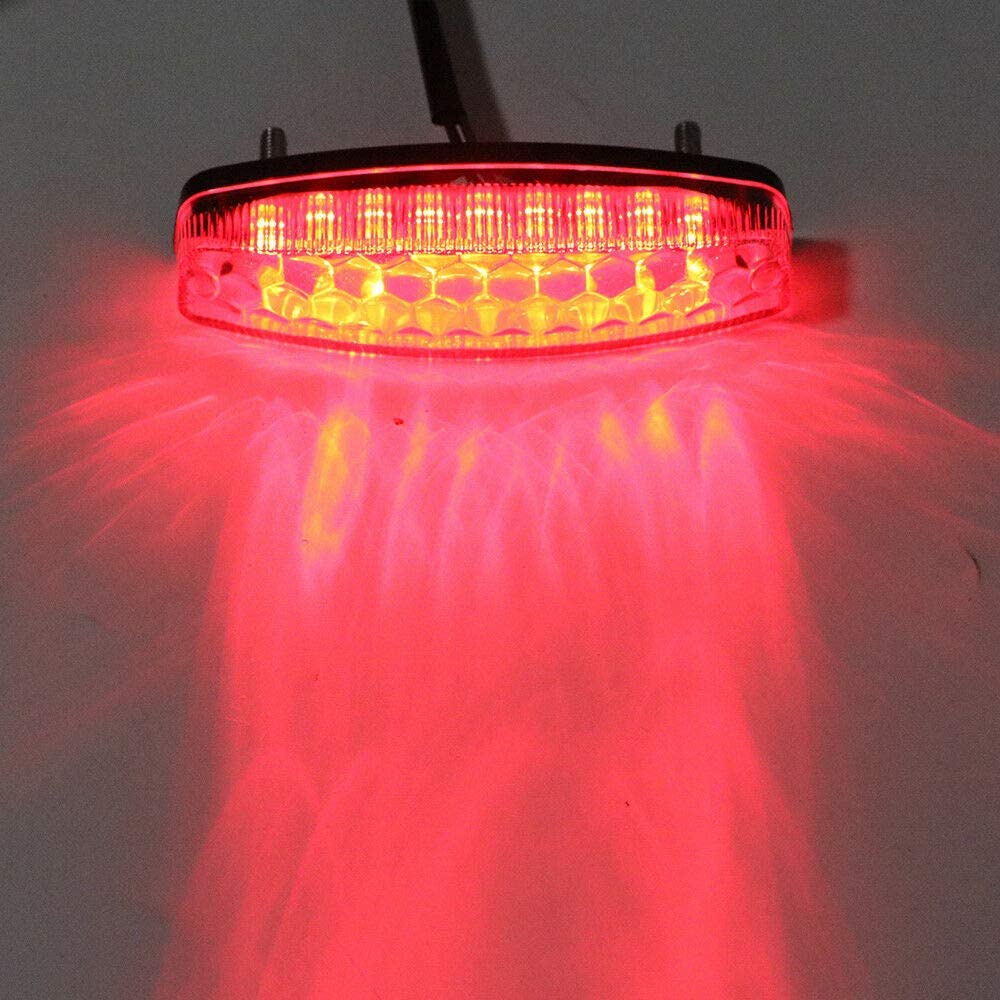 Heris Led Rear Tail Brake Lights For 50Cc 70 Cc 90Cc 110Cc 125Cc 150Cc Taotao Sunl Jcl Coolster Roketa Kazuma Chinese Atvs Quad Baja Jonway 4 Wheeler