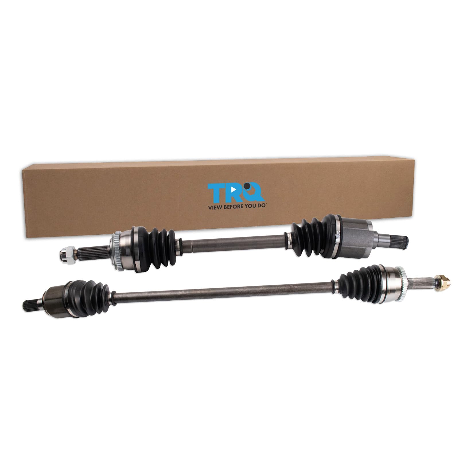 TRQ Front CV Axle Shaft Assembly Set Compatible with 2012 Kia Rio