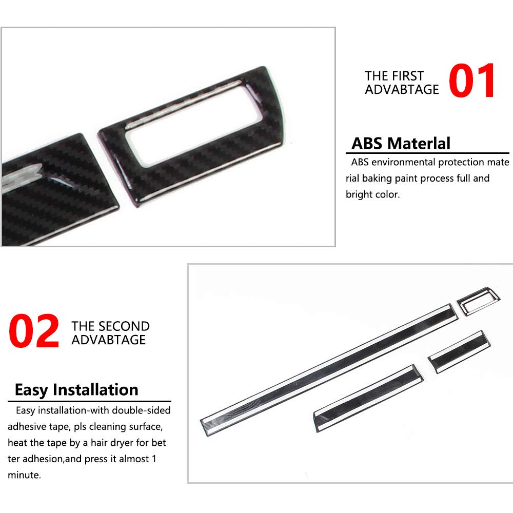 Korlot Dashboard Instrument Panel Strip Decor Cover Trim For Dodge Ram 1500 2500 3500 2019+