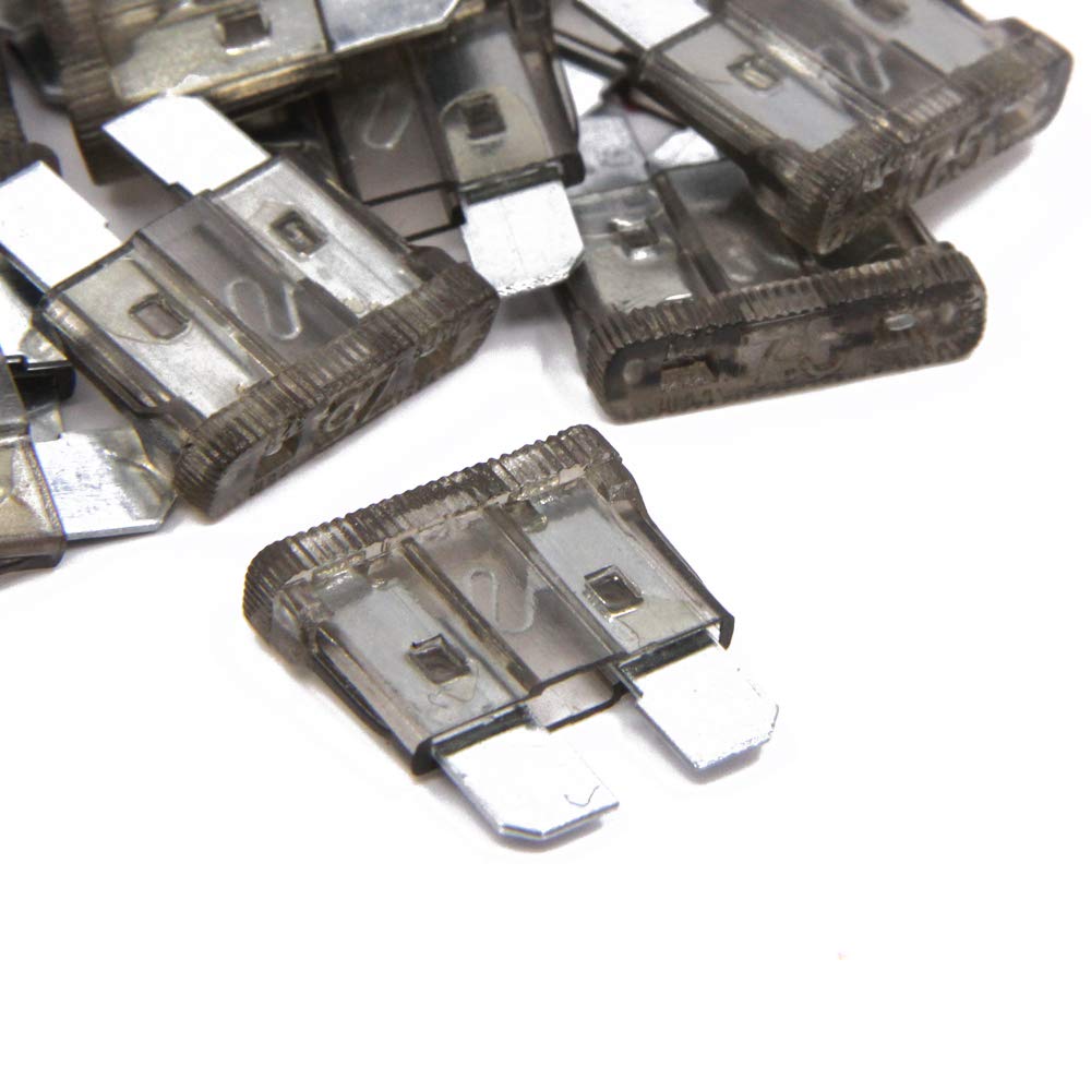 (55 Pcs) 7.5 Amp Standard Blade Fuse, 7.5A Automotive Fuse For Car Truck