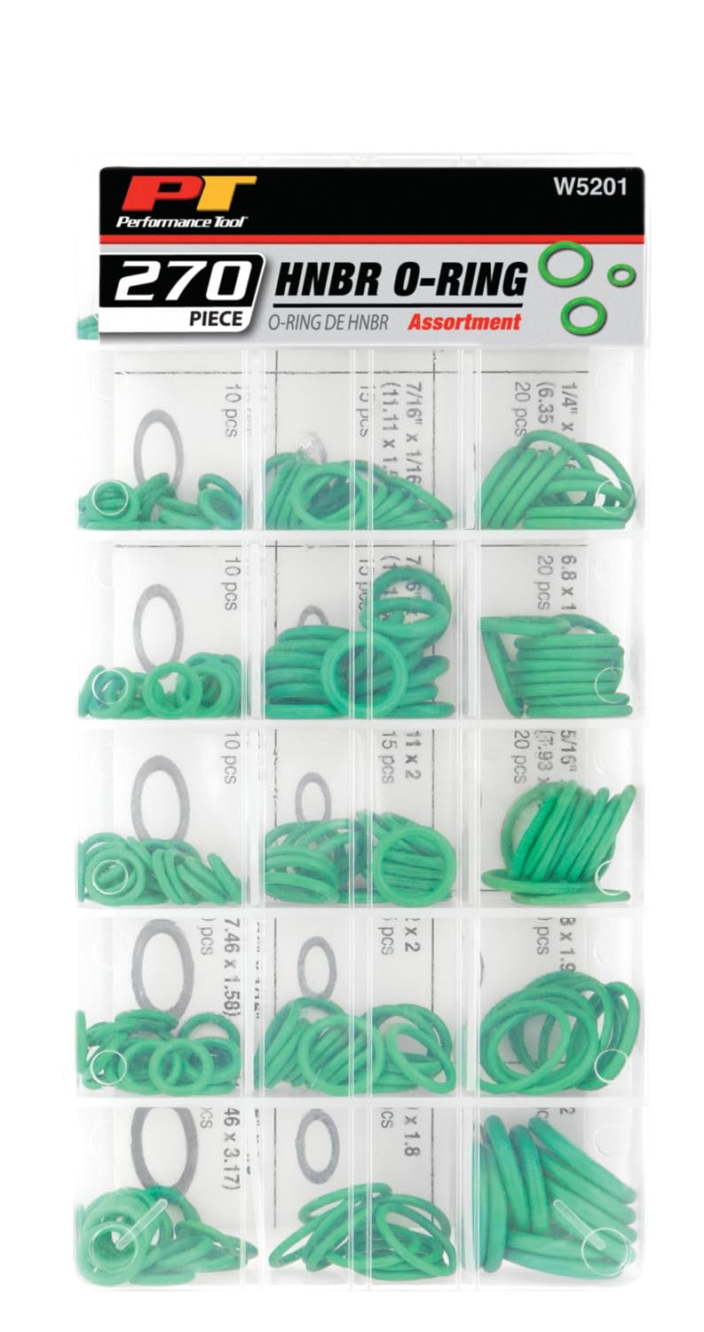 270 Pc Hnbr O-Ring Assortment Kit