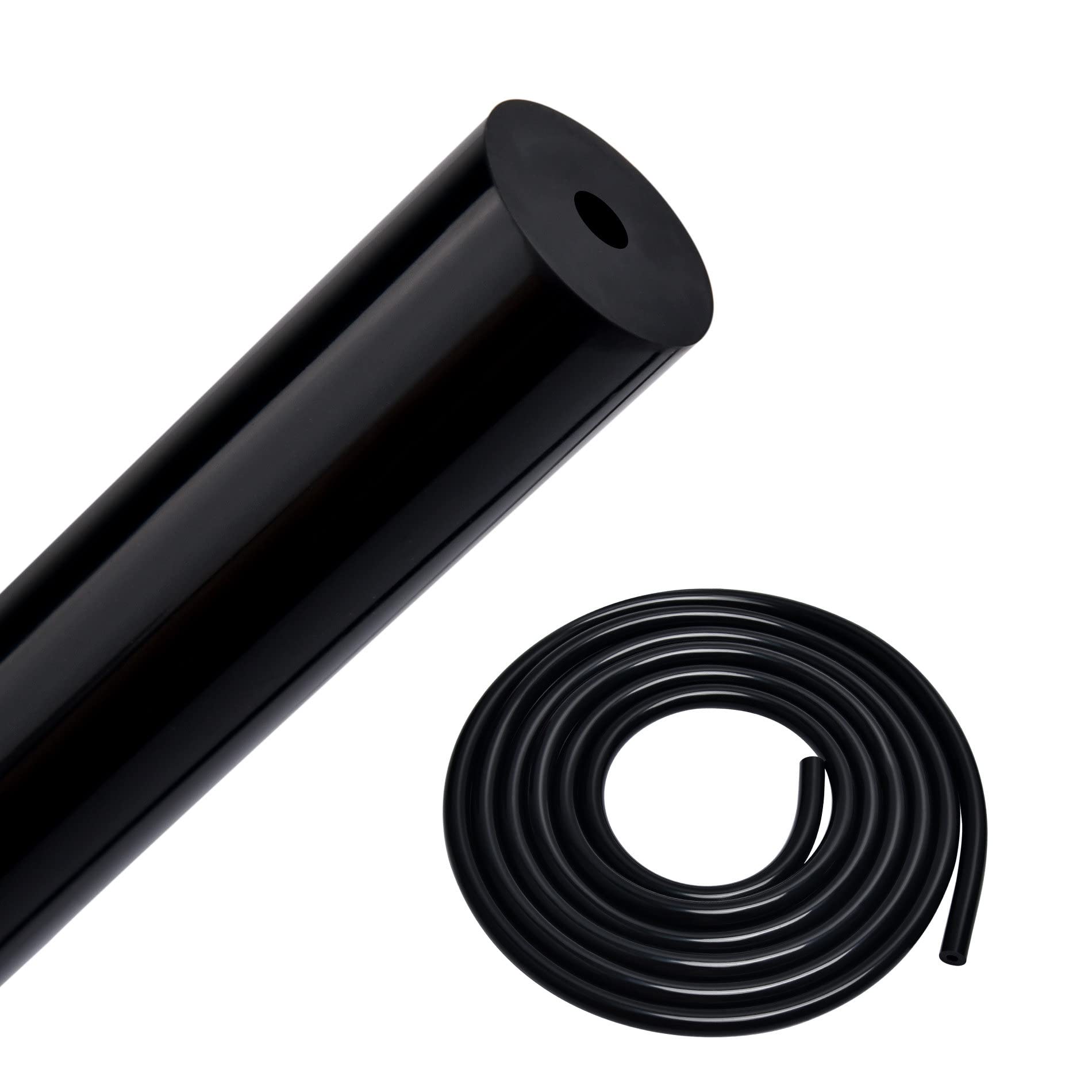 Evil Energy 1/8 Silicone Vacuum Tubing Hose Line 5Ft 130Psi Max Pressure Black (3Mm Id)