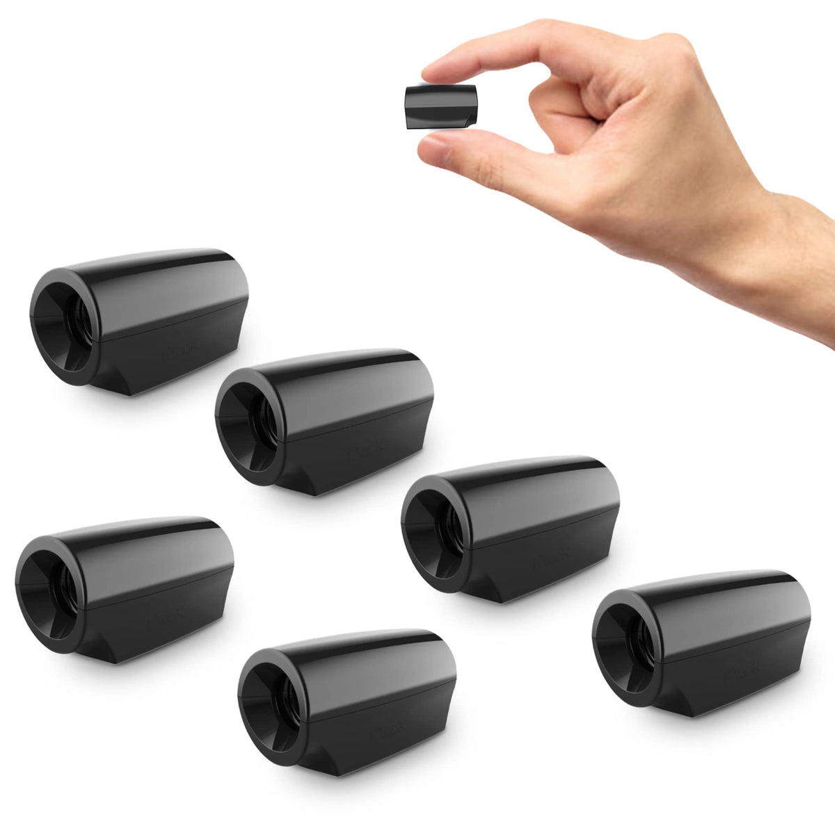 Elook Deer Warning Whistles Device For Car, Save Deer Whistle With Upgraded Acrylic Double-Sided Tape, Mini Size, 6 Pack (Patent