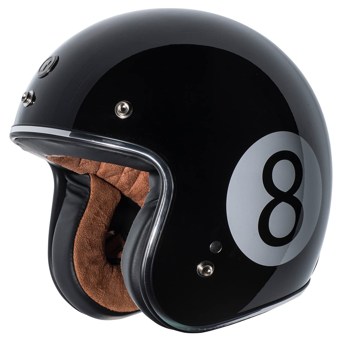 Torc (T50 Route 66) 3/4 Helmet With Baller Graphic (Black, X-Small)