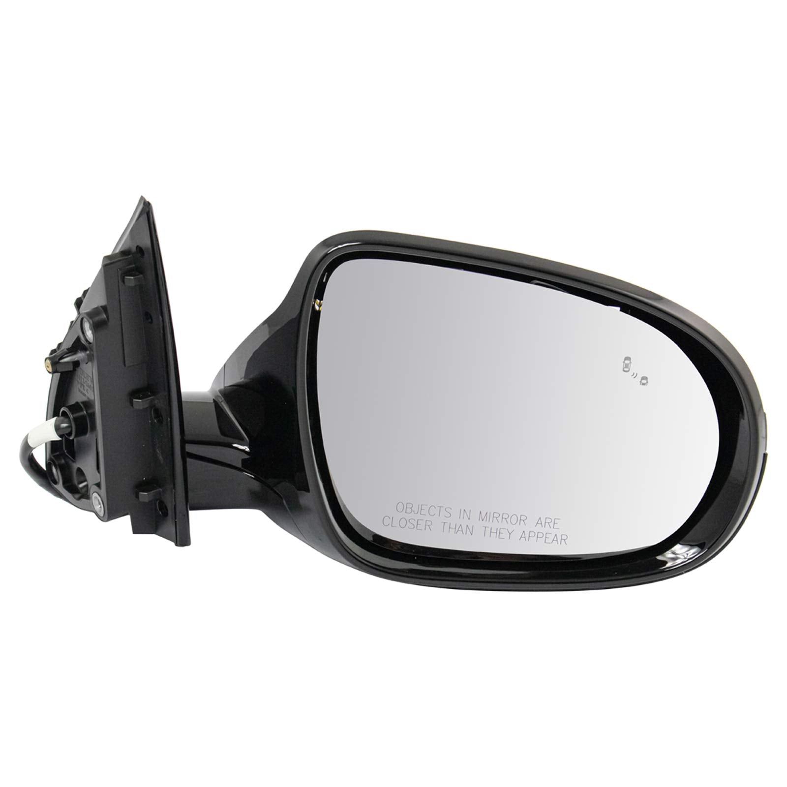 Trq Right Mirror Power Folding Without Memory Passenger Side Compatible With 2016-2018 Kia Sorento Ki1321209