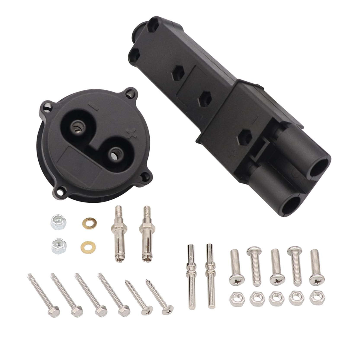 48V Mac Dc Charger Plug Kit Jr1-H235A-00+Jr1-H6181-02-00 Powerwise Receptacle For Yamaha Electric G19/G22