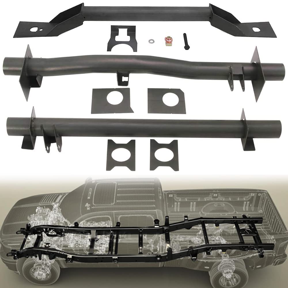 Elitewill Front Fuel Tank Support Crossmember/Rear Tank Support Crossmember/Rear Shock Crossmember 3Pcs Kit Fit For 1999-2006 Chevrolet Silverado Gmc Sierra 1500 2500
