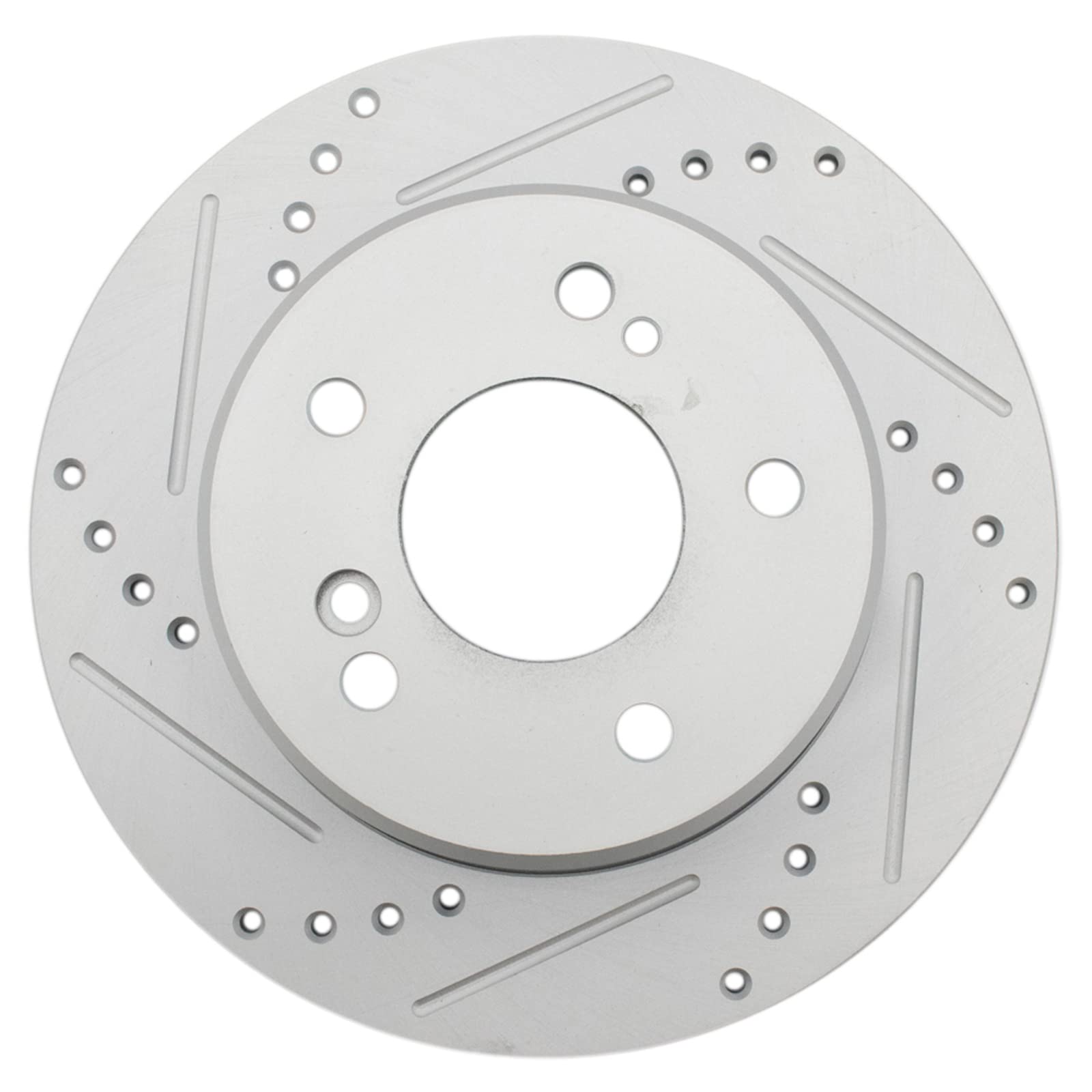 Trq Rear Performance Drilled Slotted Brake Rotor Pair Set Compatible With Mercedes Benz Chrysler
