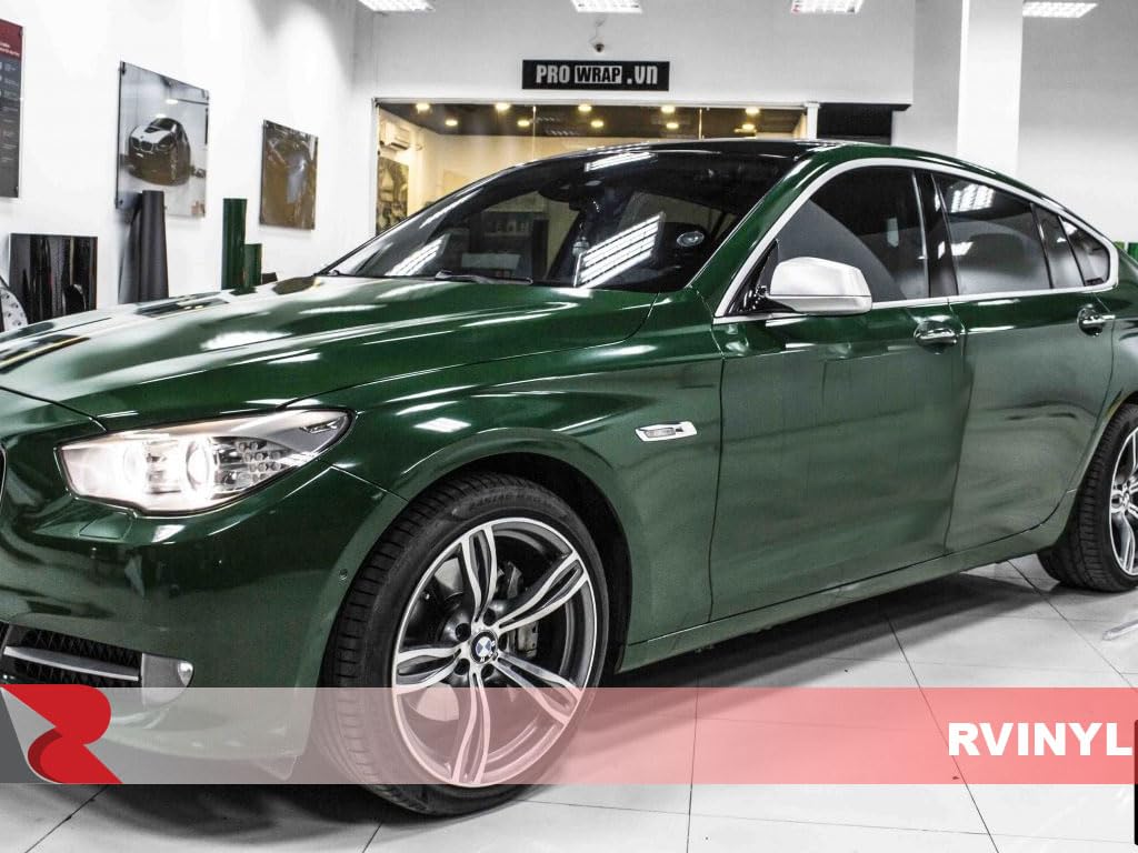 Avery Dennison Sw900 792-O Gloss Dark Green Supreme Wrapping Film Vinyl Vehicle Car Wrap Sheet Roll - (12'' X 60'' W/Application