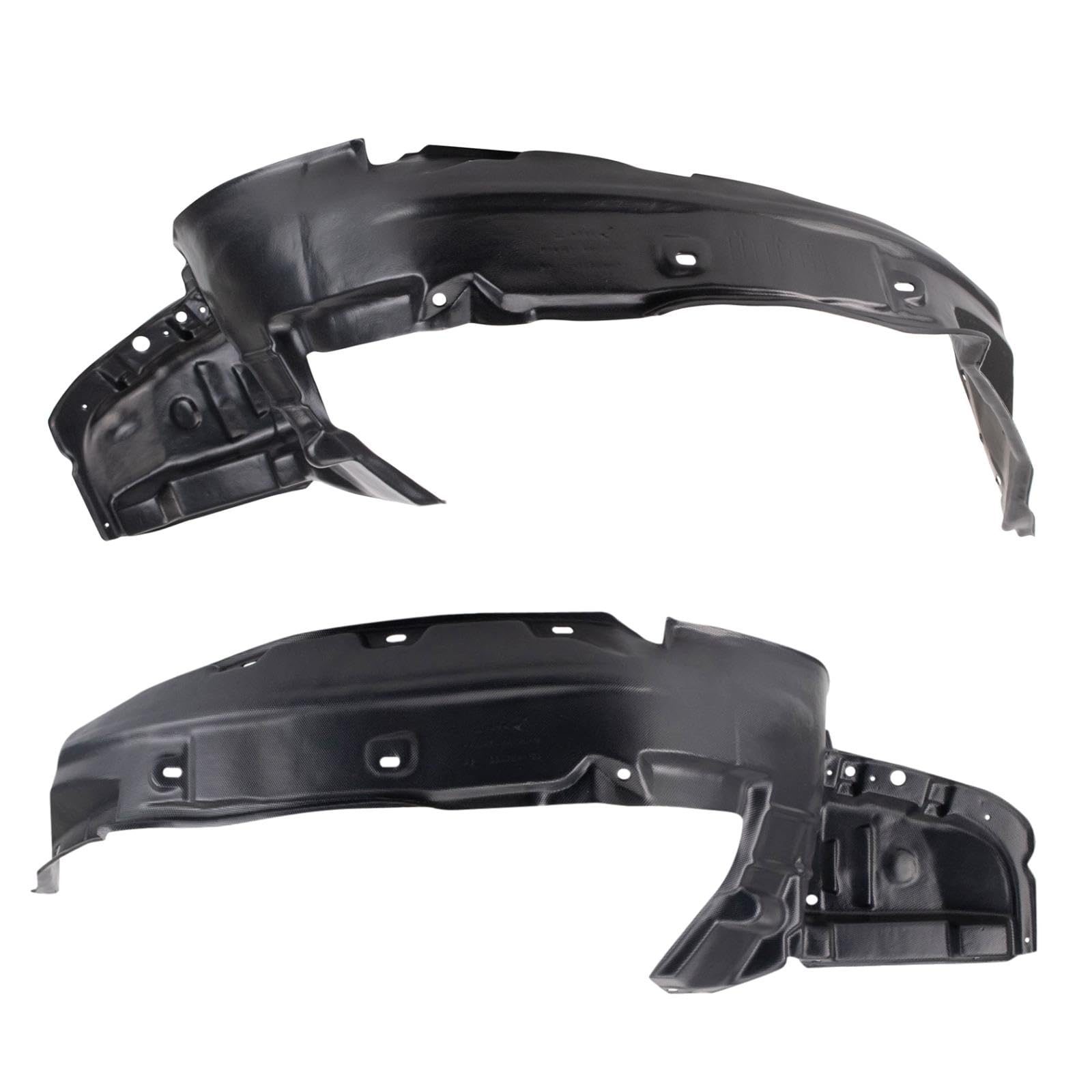 Trq Inner Fender Liner Set Compatible With 1995-1998 Honda Odyssey Ho1248110 Ho1249110