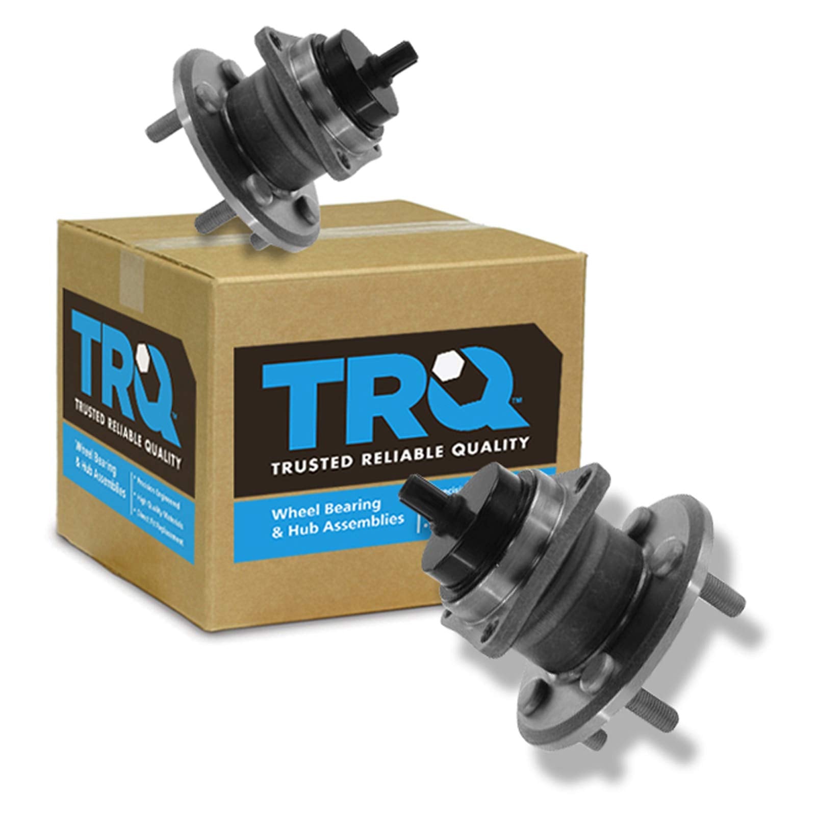 Trq Rear Wheel Hub Bearings Assembly Set Compatible With 2009-2010 Pontiac Vibe 2009-2018 Toyota Corolla 2009-2013 Matrix