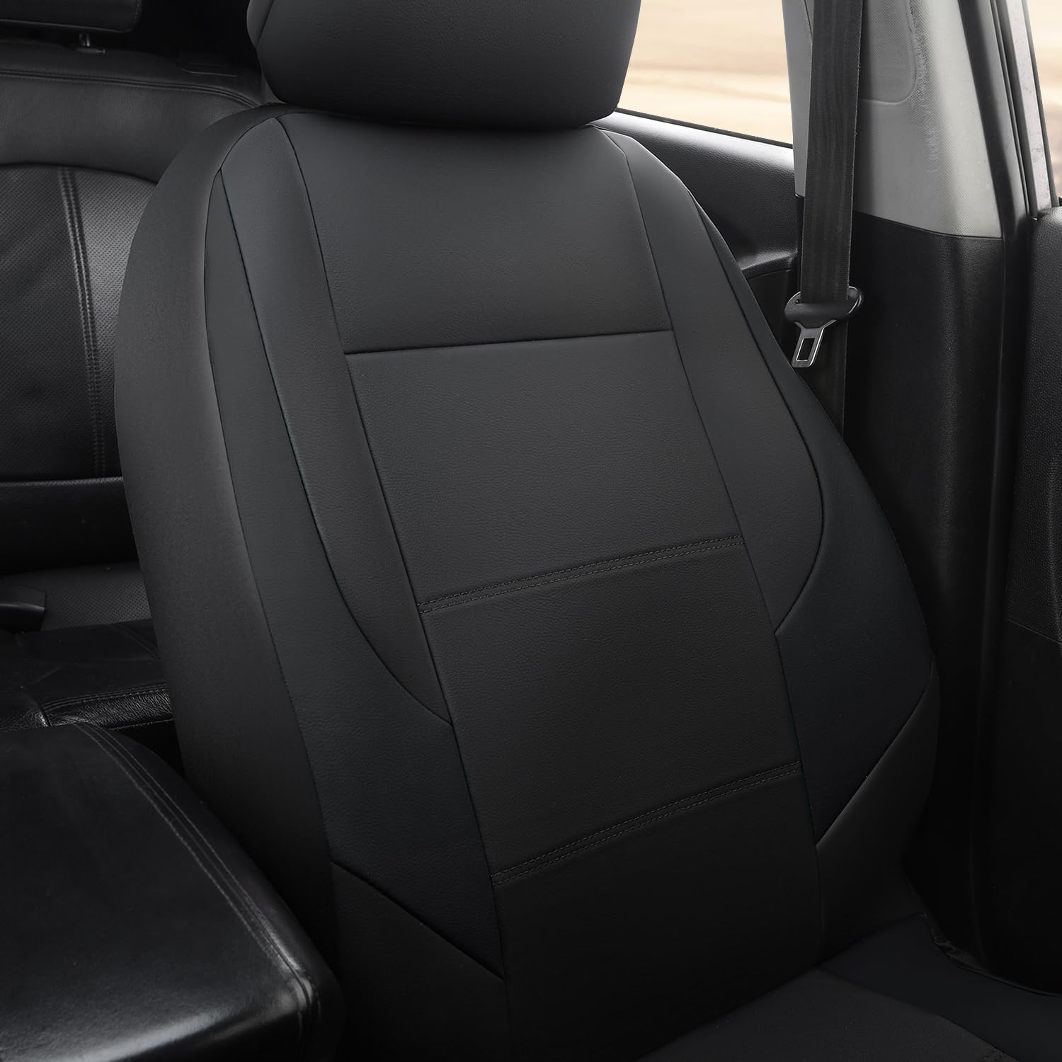 GIANT PANDA Front Car Seat Cover Custom Fit Toyota Tacoma 2016 2017 2018 2019 2020 2021 2022 2023 2024 Double & Crew Cab SR, SR5