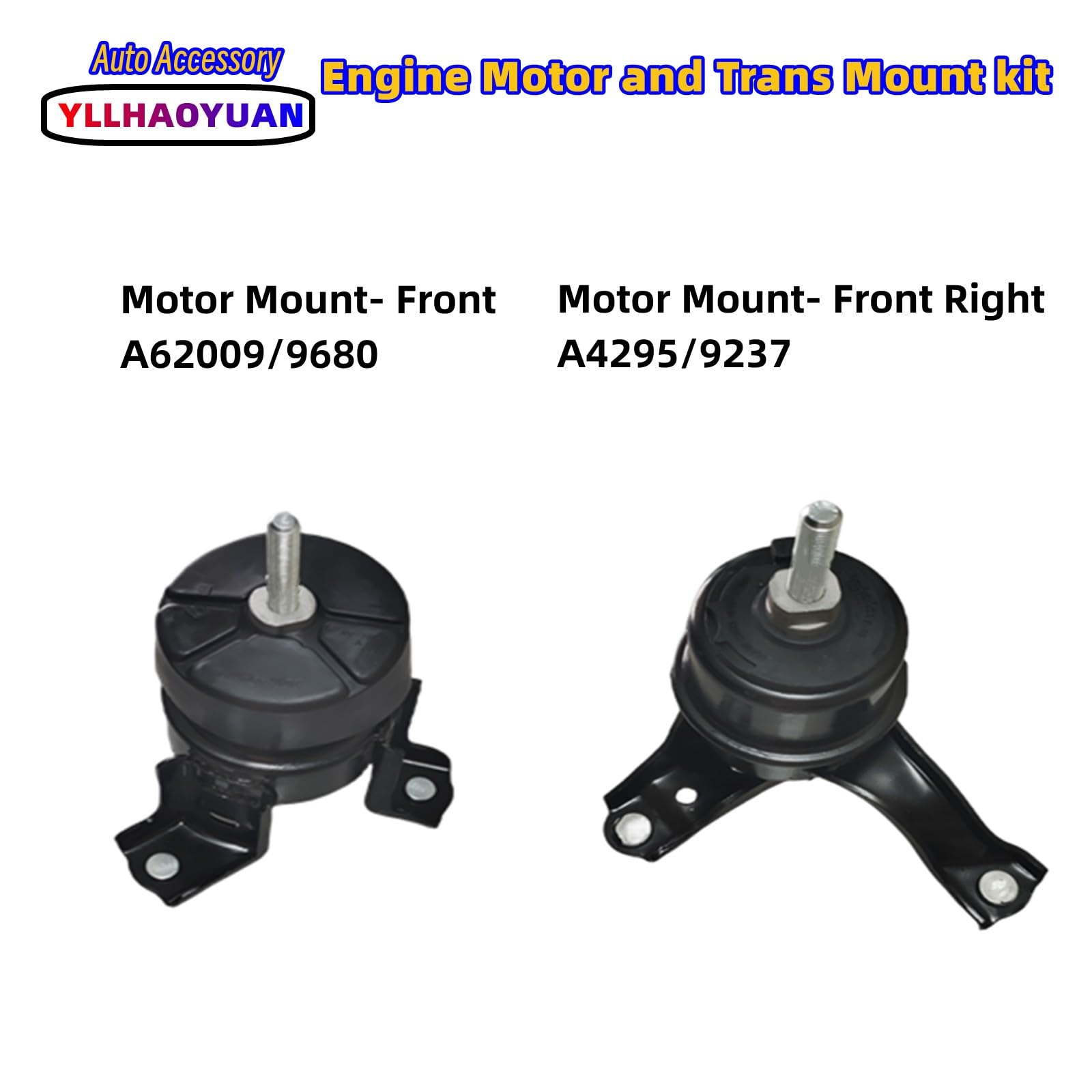 Engine Motor Mount Kit Compatible With 2010 2011 Toyota Camry 2.5L A62009 A4295 A62062 A4288