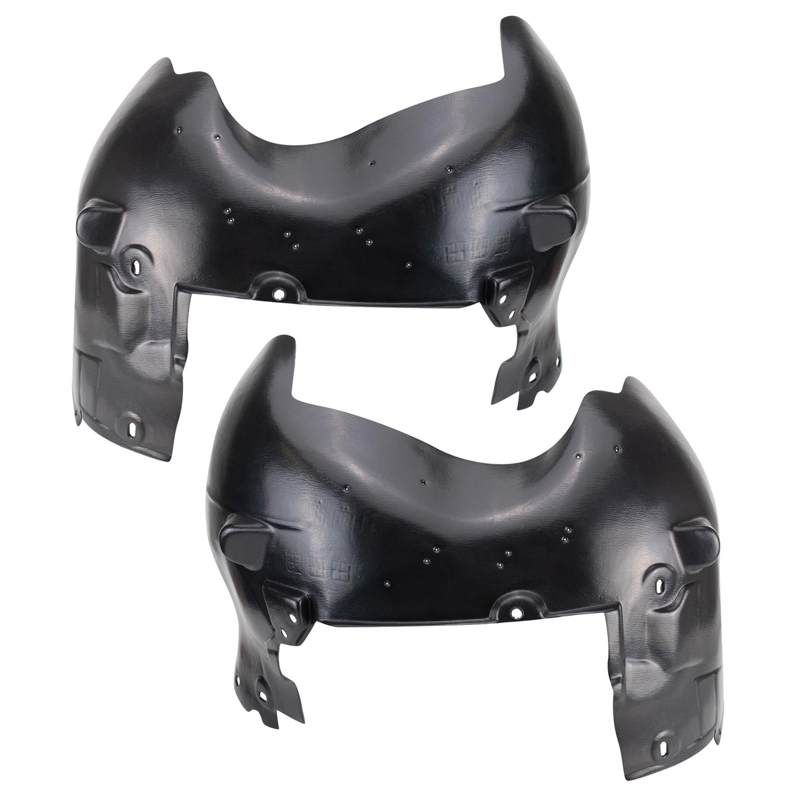 Trq Front Inner Fender Liner Set Compatible With 2007-2013 Chevrolet Avalanche 2007-2014 Suburban 1500 Suburban 2500 Tahoe Gm124