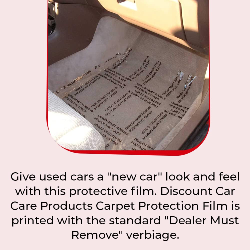 Hi-Tech Auto Adhesive Floor Mat, 4 Mil | Perforated Every 21 | 114 Mats Per Roll | (24 Wide, 200' Long)