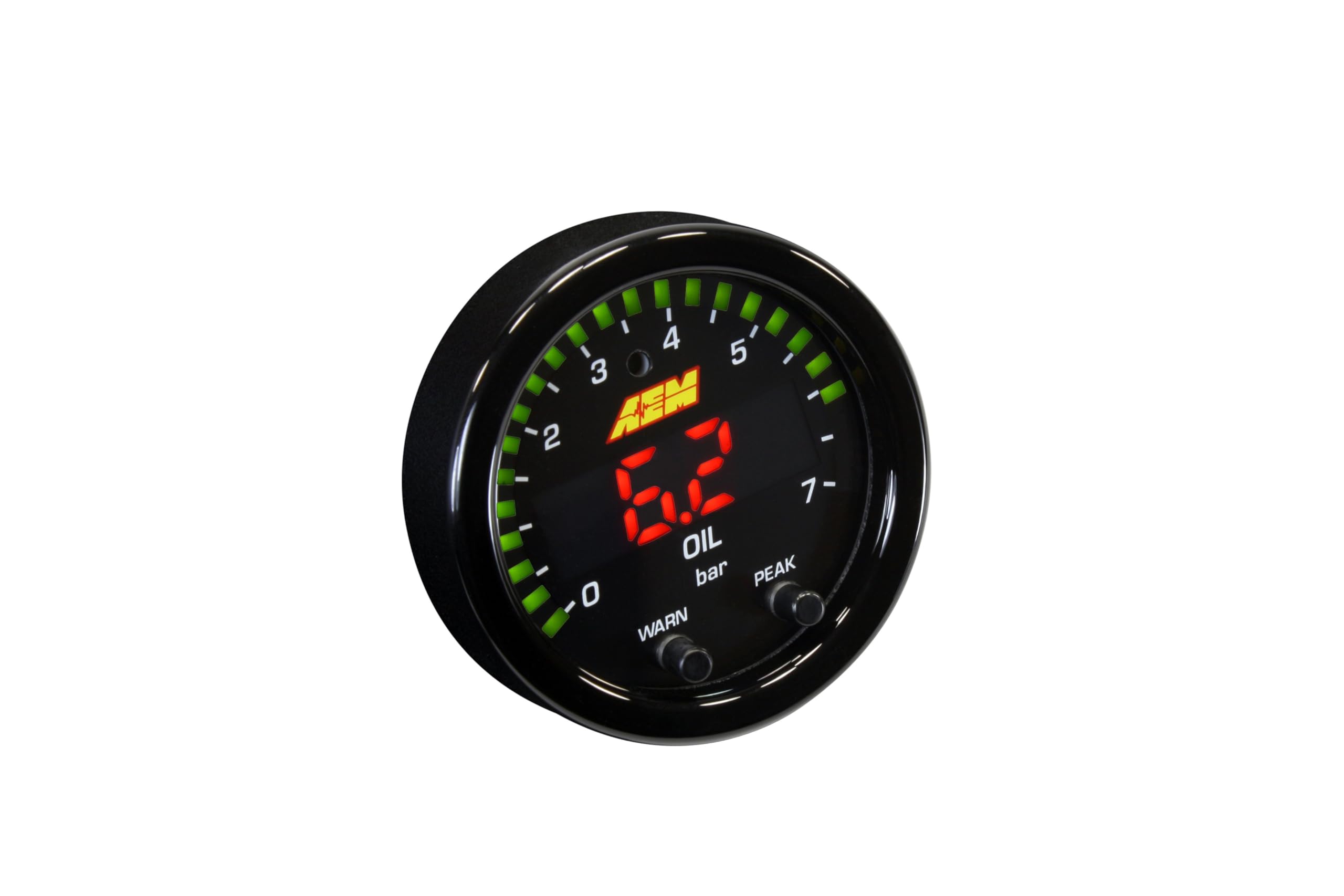 Aem 30-0301 X-Series Pressure Gauge, Black, 52Mm