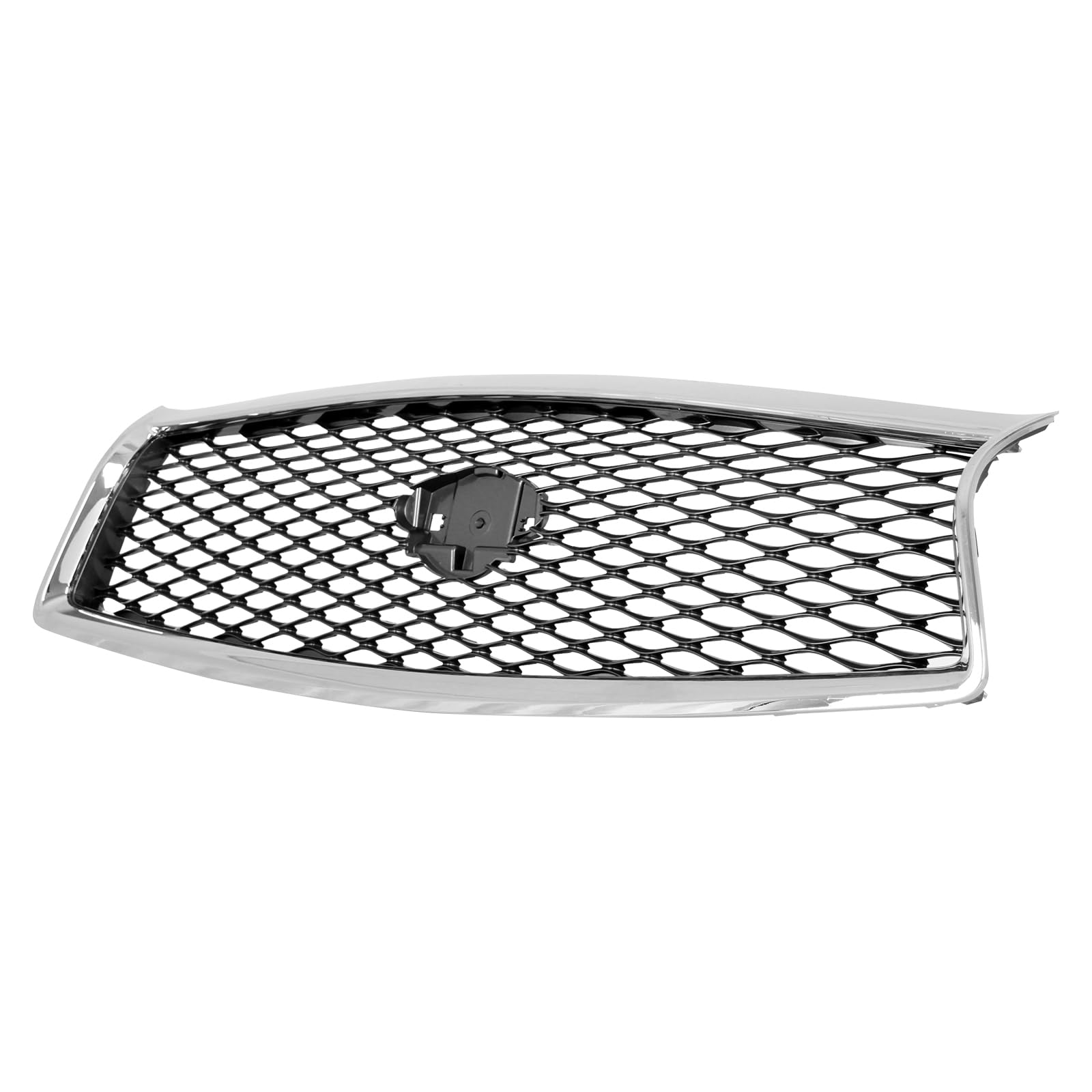 TYG (CAPA QUALITY) Chrome Front Grille Compatible with 2014-2017 Infiniti Q50 w/o Front View Camera, ABS OEM Replacement Bumper 