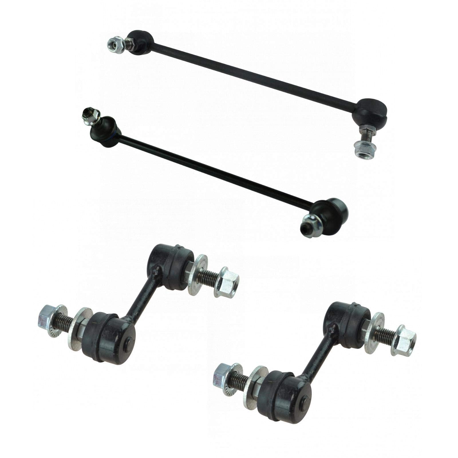 Trq Front & Rear Sway Bar Stabilizer Link Set Compatible With 2007-2008 Hyundai Entourage 2006-2014 Kia Sedona