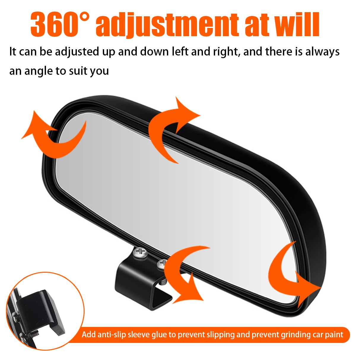 Besulen Blind Spot Mirror For Car, Hd Glass Adjustable Convex Rear View Mirror, Auto Exterior Accessories Auxiliary, Universal R